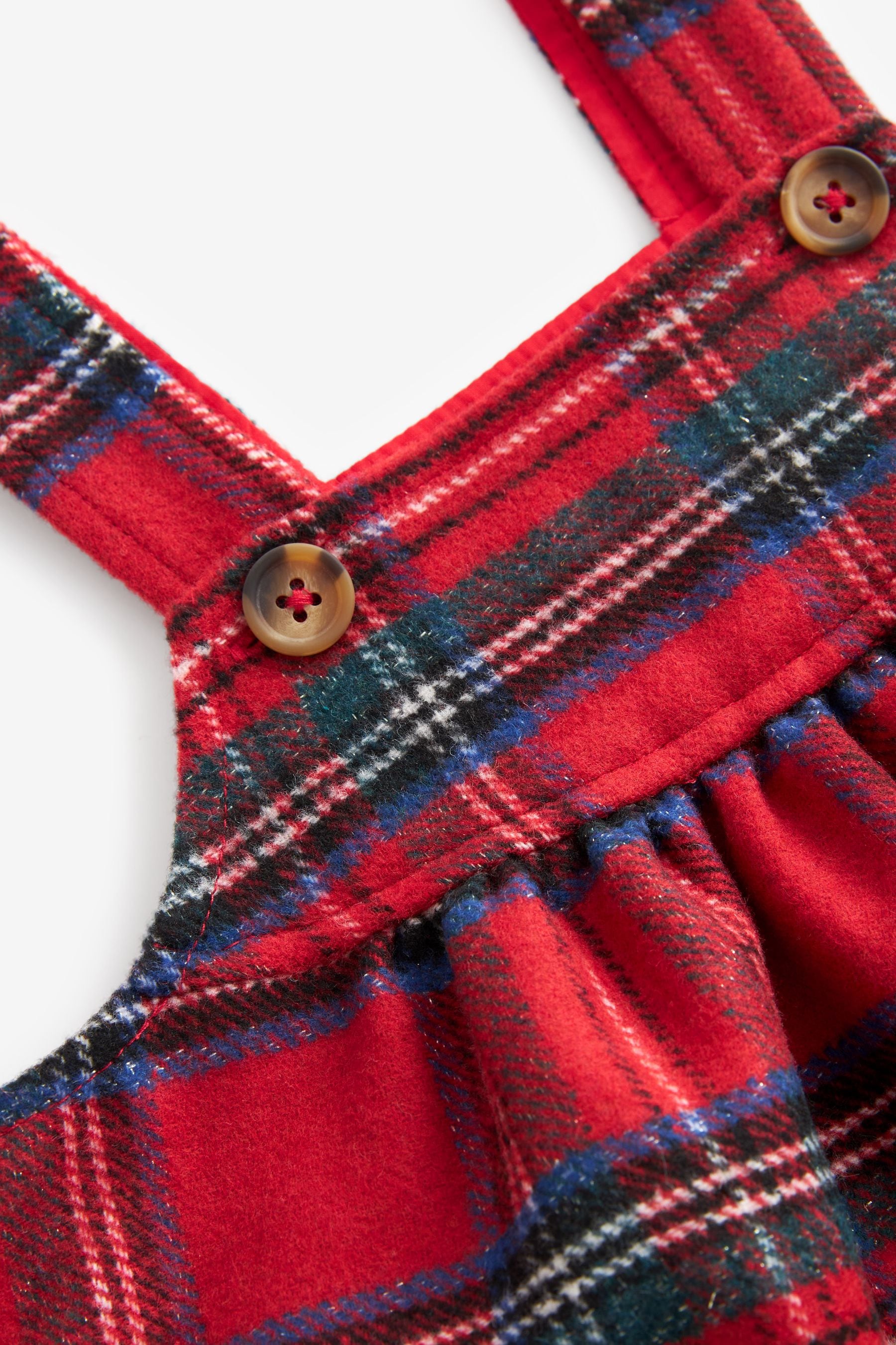 Red Check Pinafore Dress (3mths-8yrs)