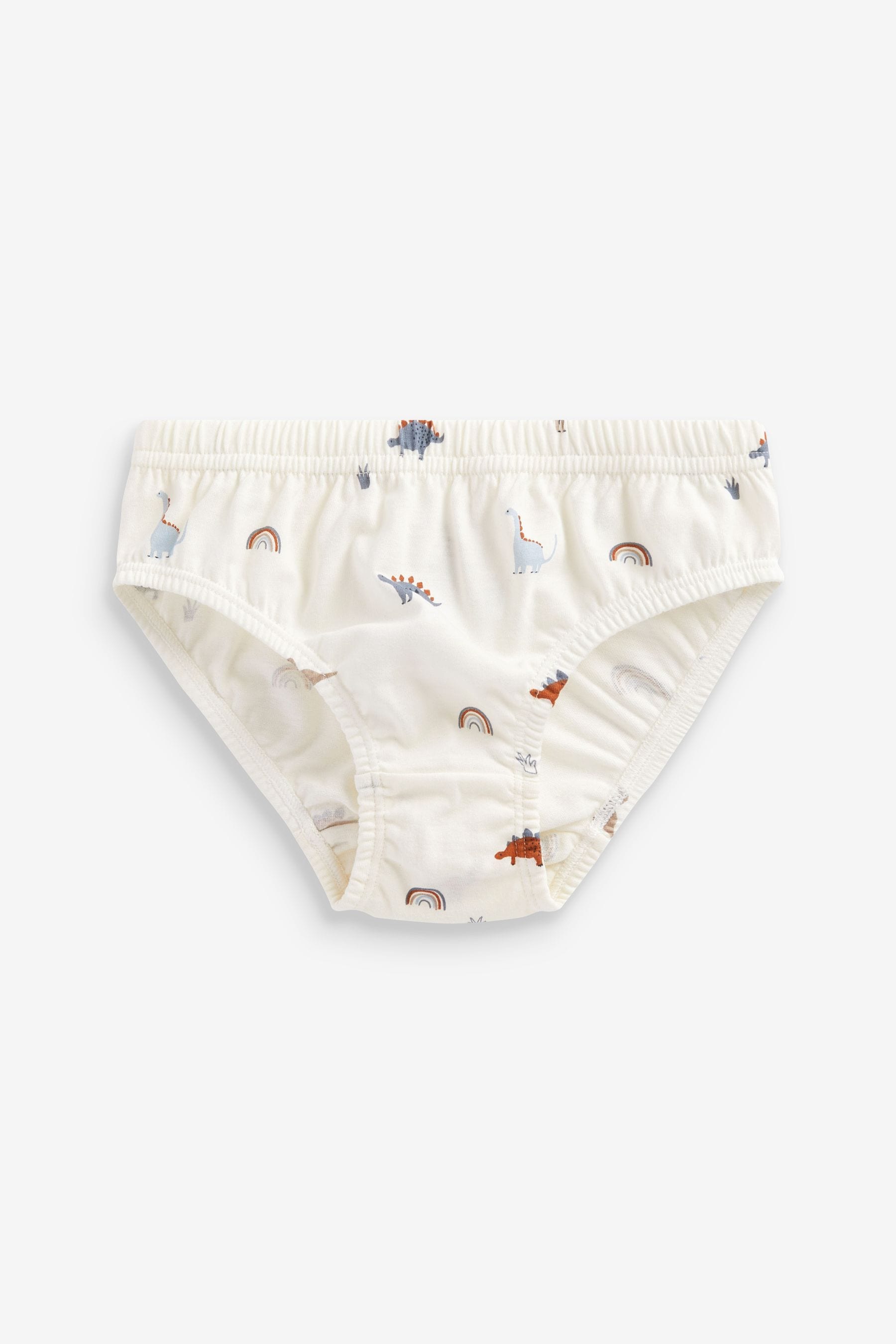 Neutral Dinosaur Briefs 7 Pack (1.5-10yrs)