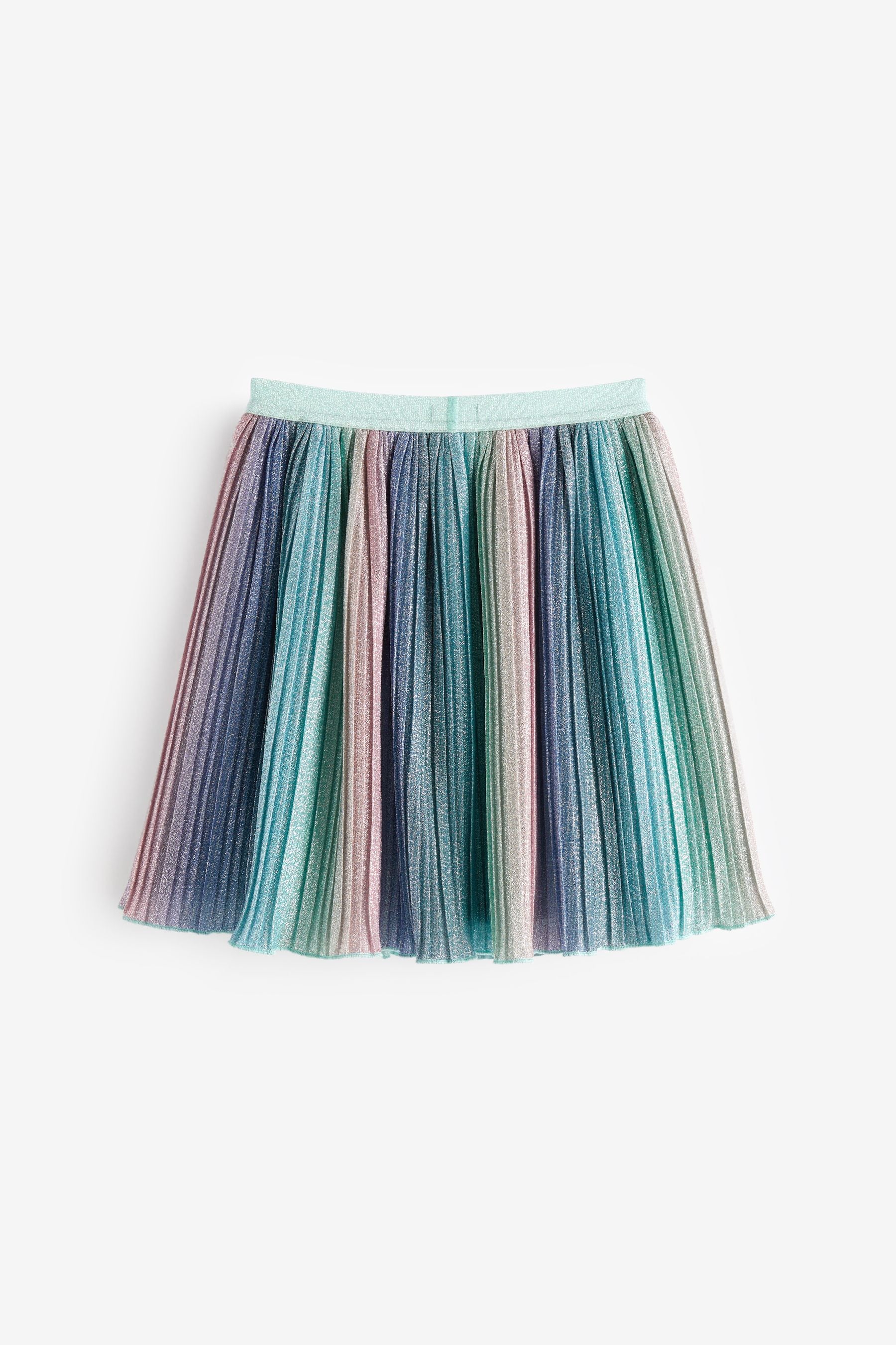 Rainbow Sparkle Pleated Skirt (3-16yrs)