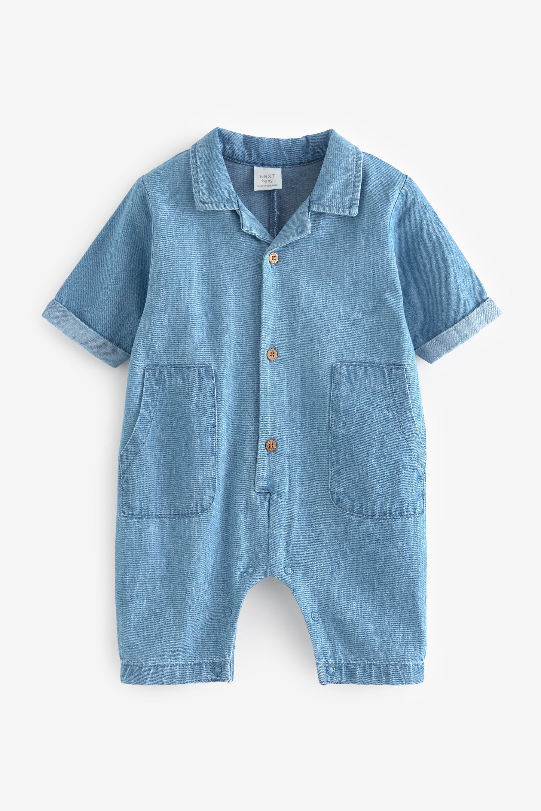 Blue Denim Overall Baby Jumpsuit (0mths-2yrs)