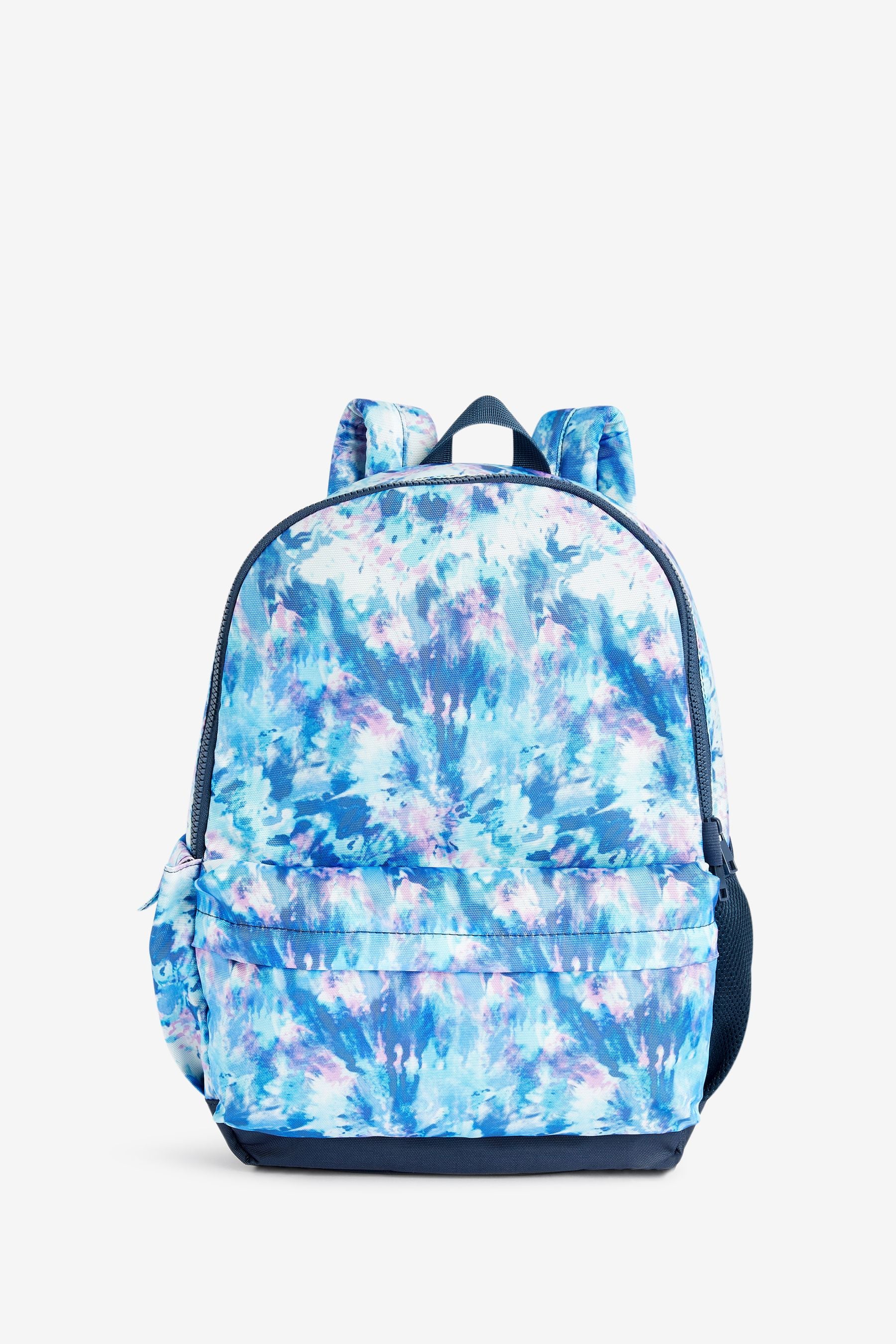 Blue Tie Dye Backpack