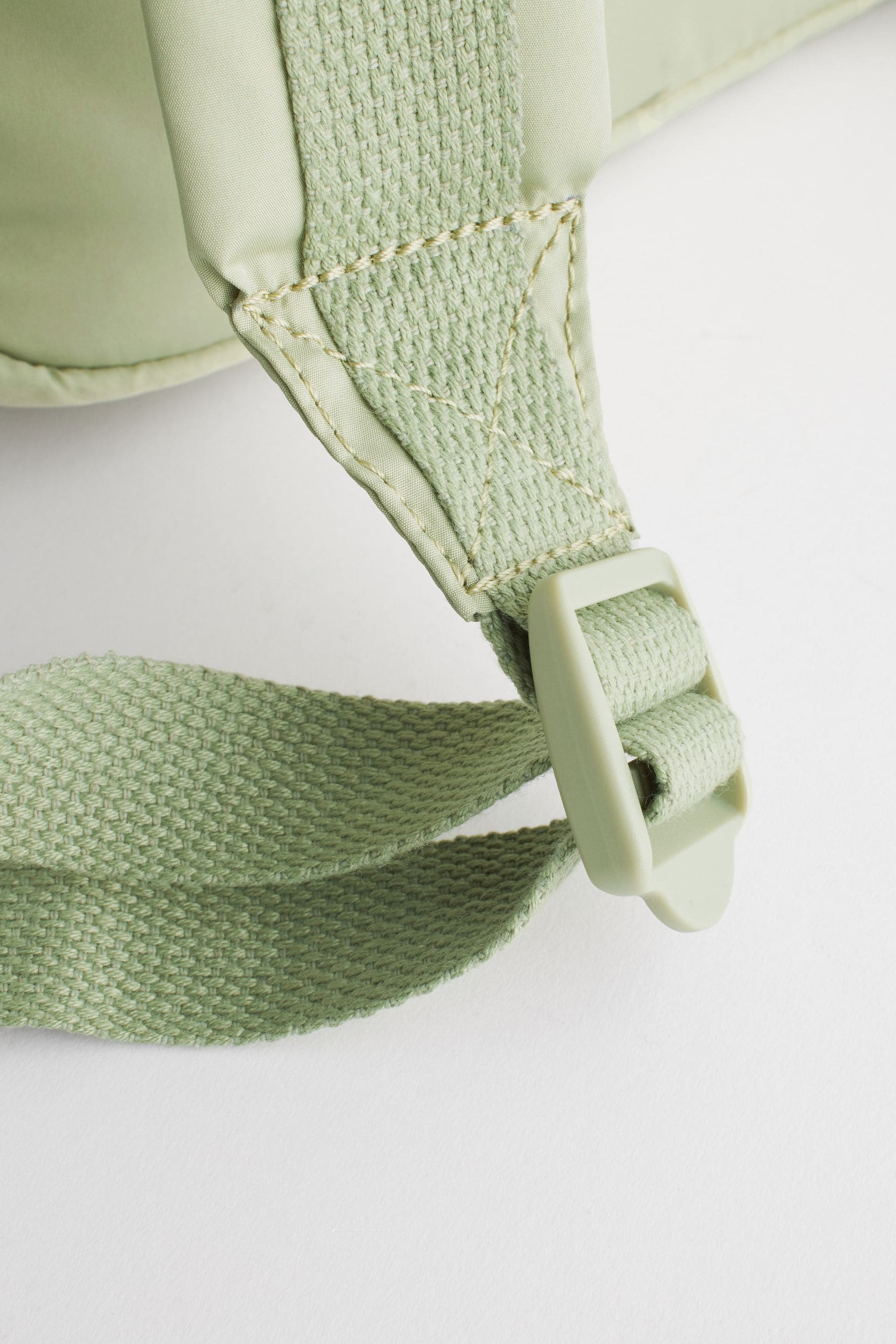 Sage Green Quilted Backpack