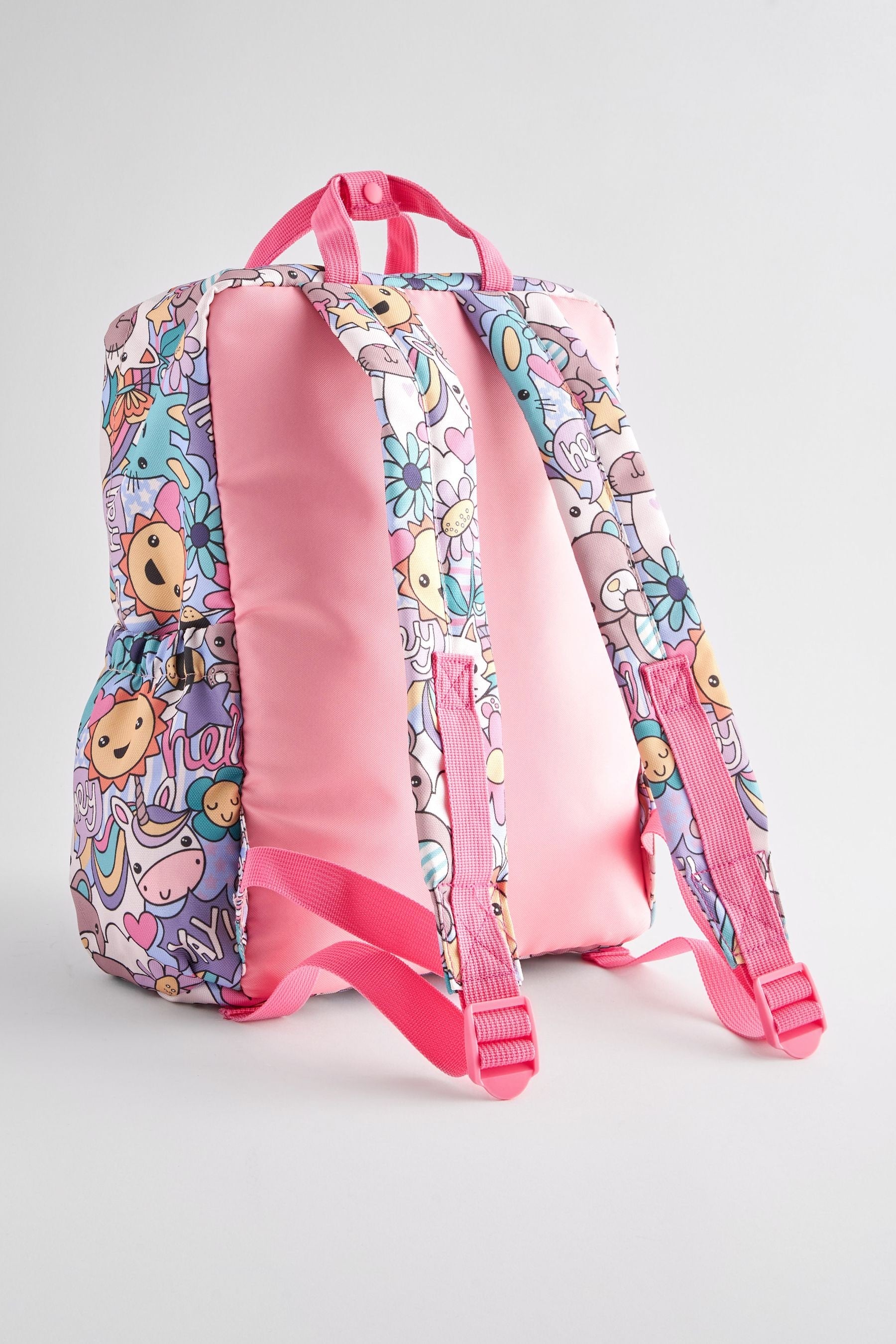 Pink Double Handle Backpack