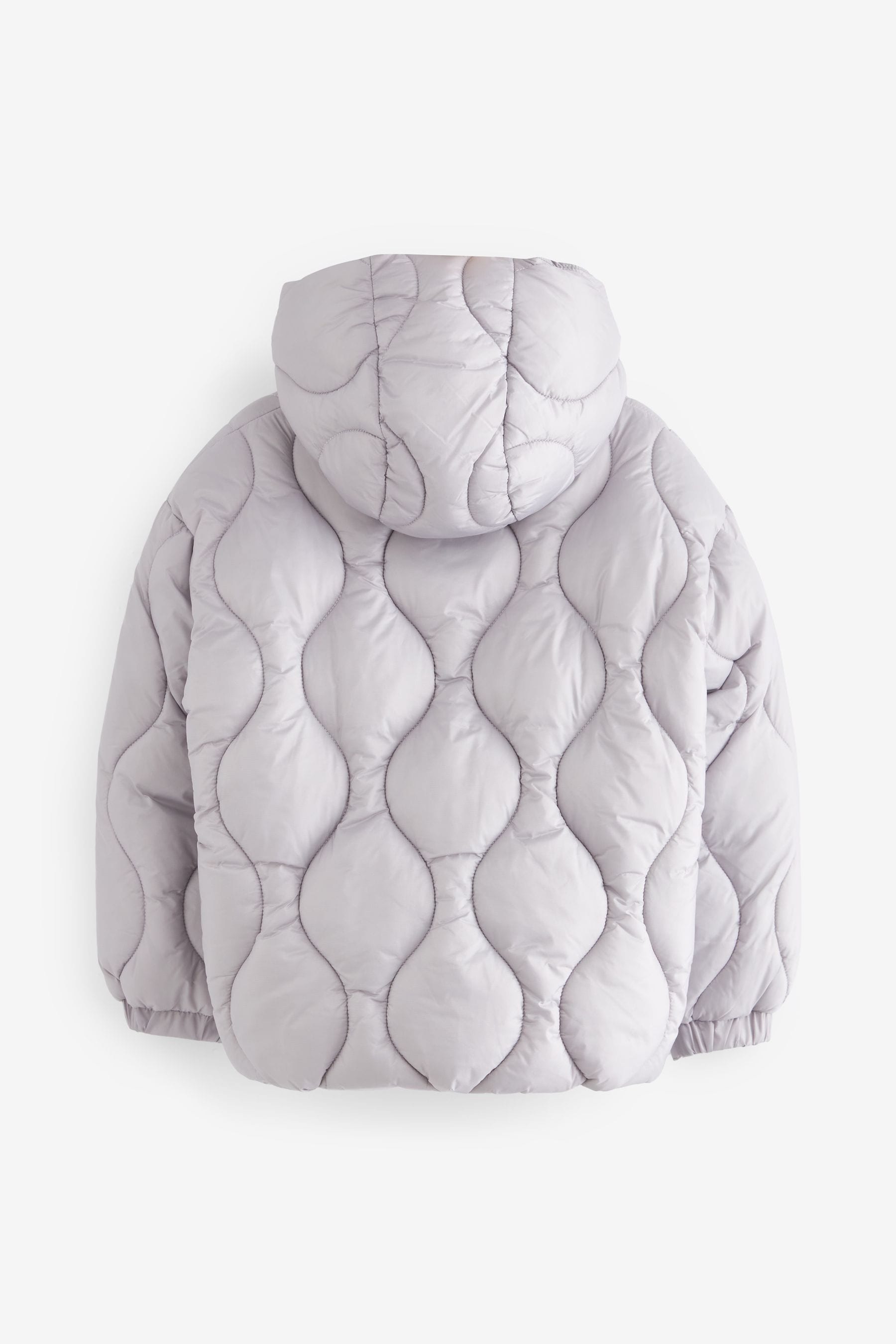 Silver Baker by Ted Baker Shower Resistant Onion Quilted Coat