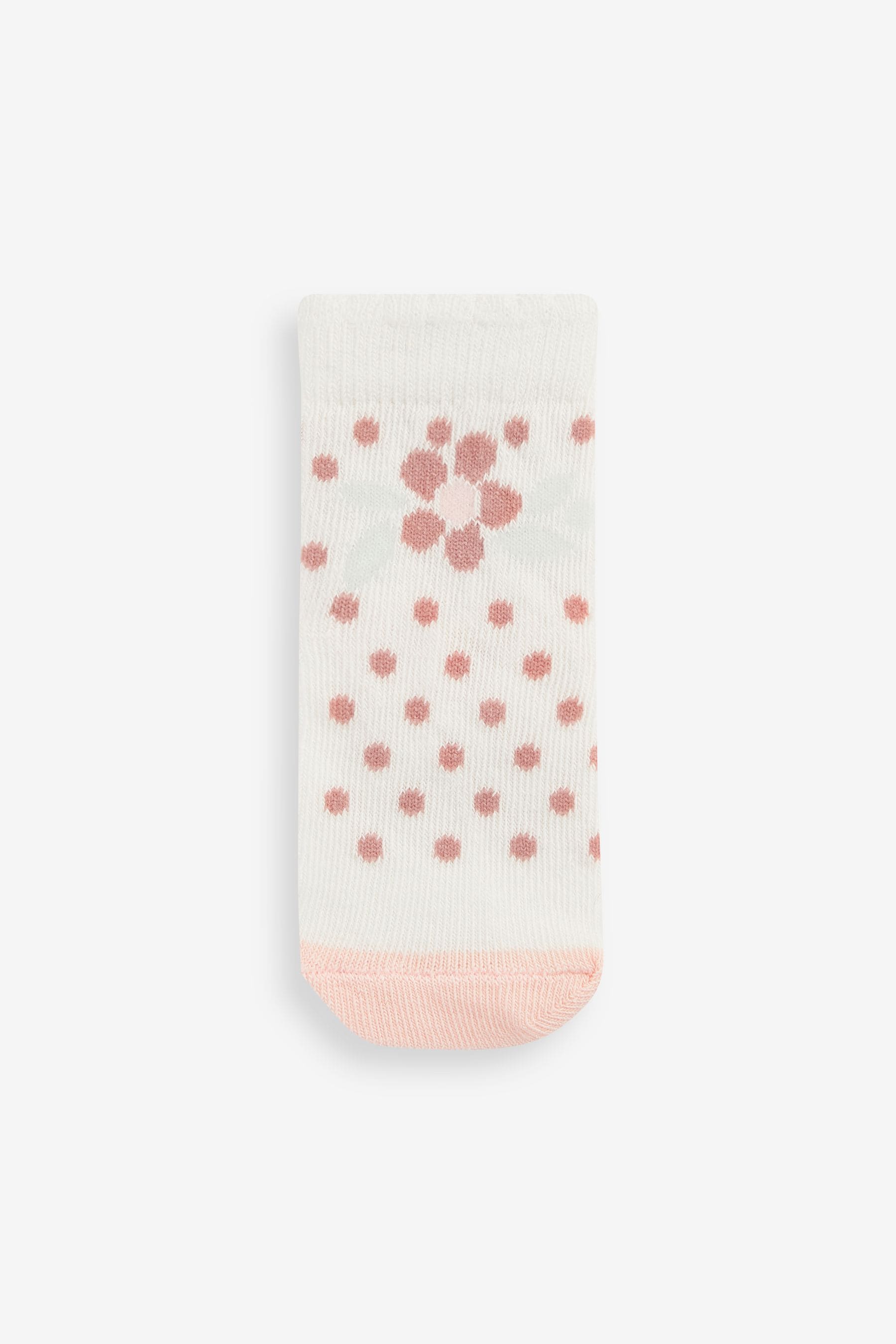 Pink Bunny Socks 5 Pack (0mths-2yrs)