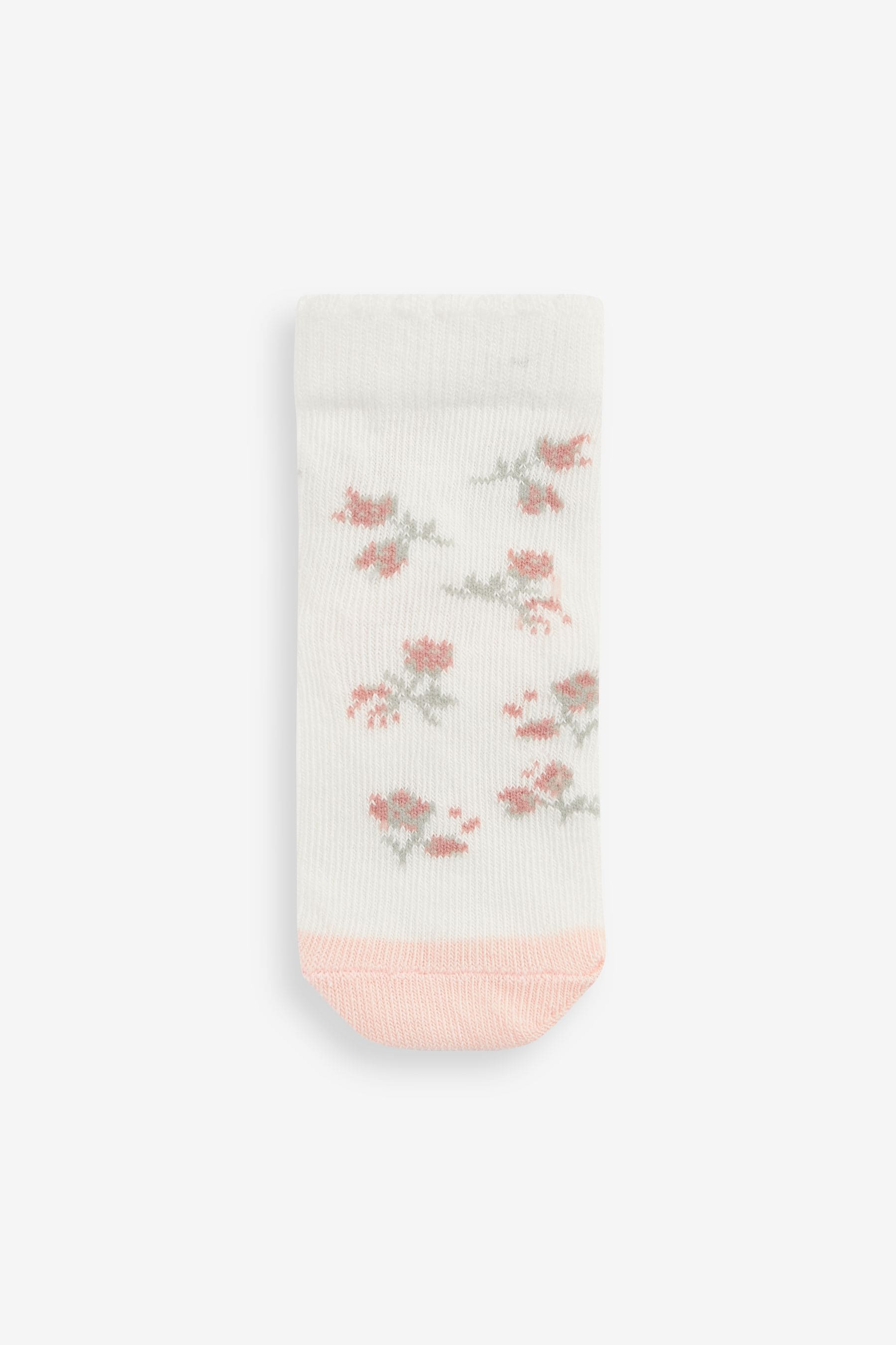 Pink Bunny Socks 5 Pack (0mths-2yrs)