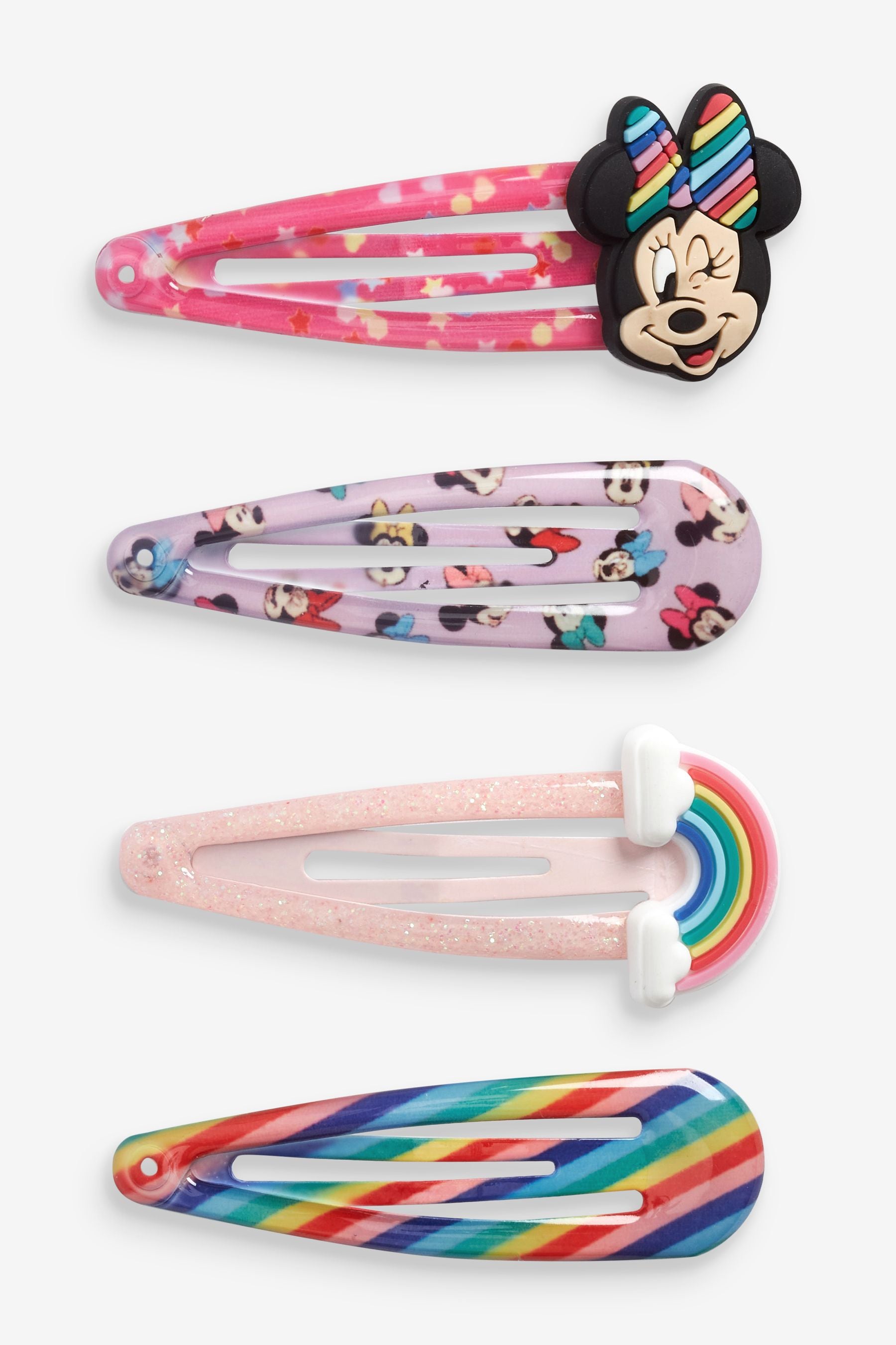 Multi Minnie Mouse Hair Clips