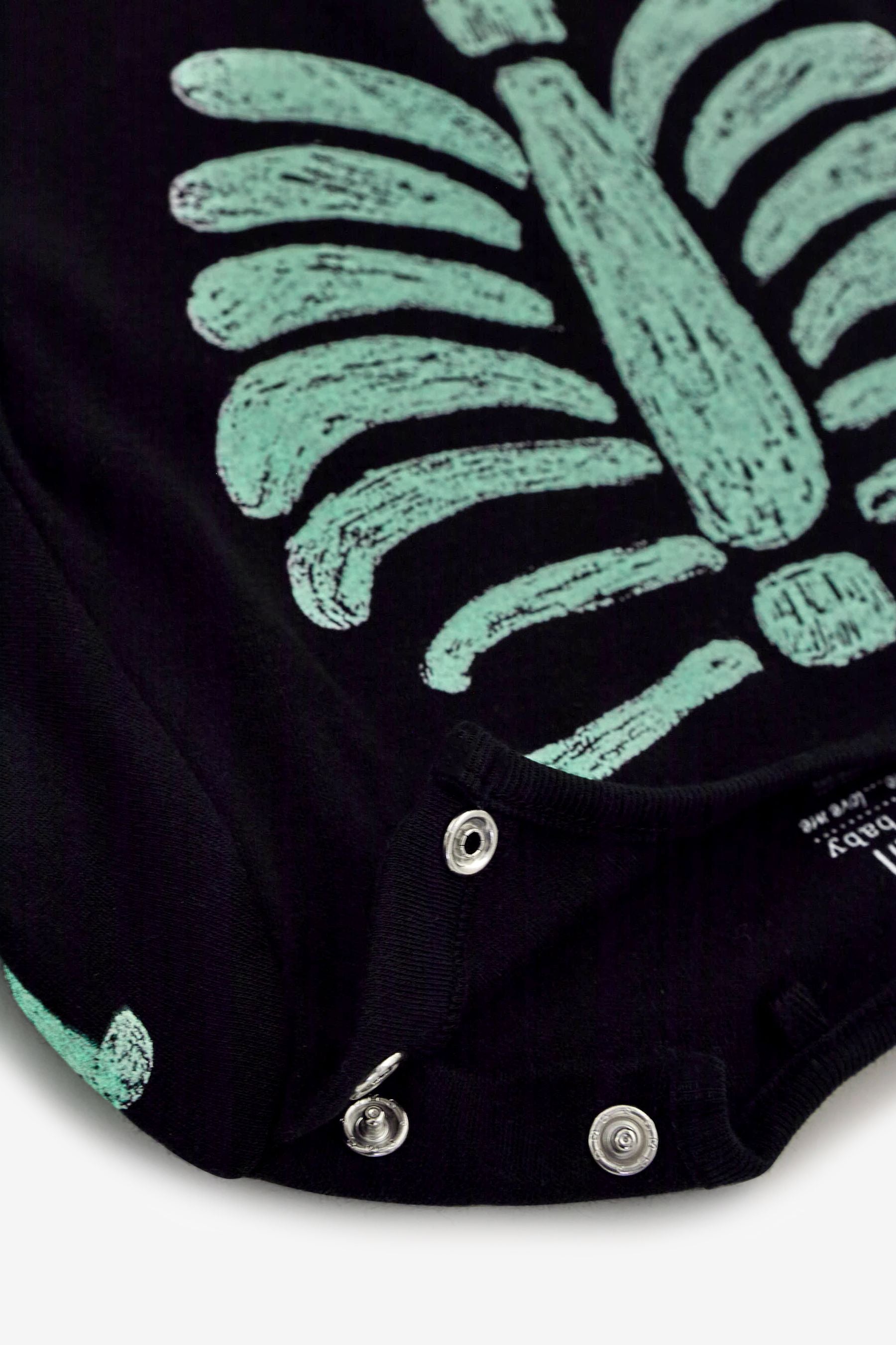 Black Skeleton Glow in The Dark Halloween Footless Sleepsuit (0mths-3yrs)