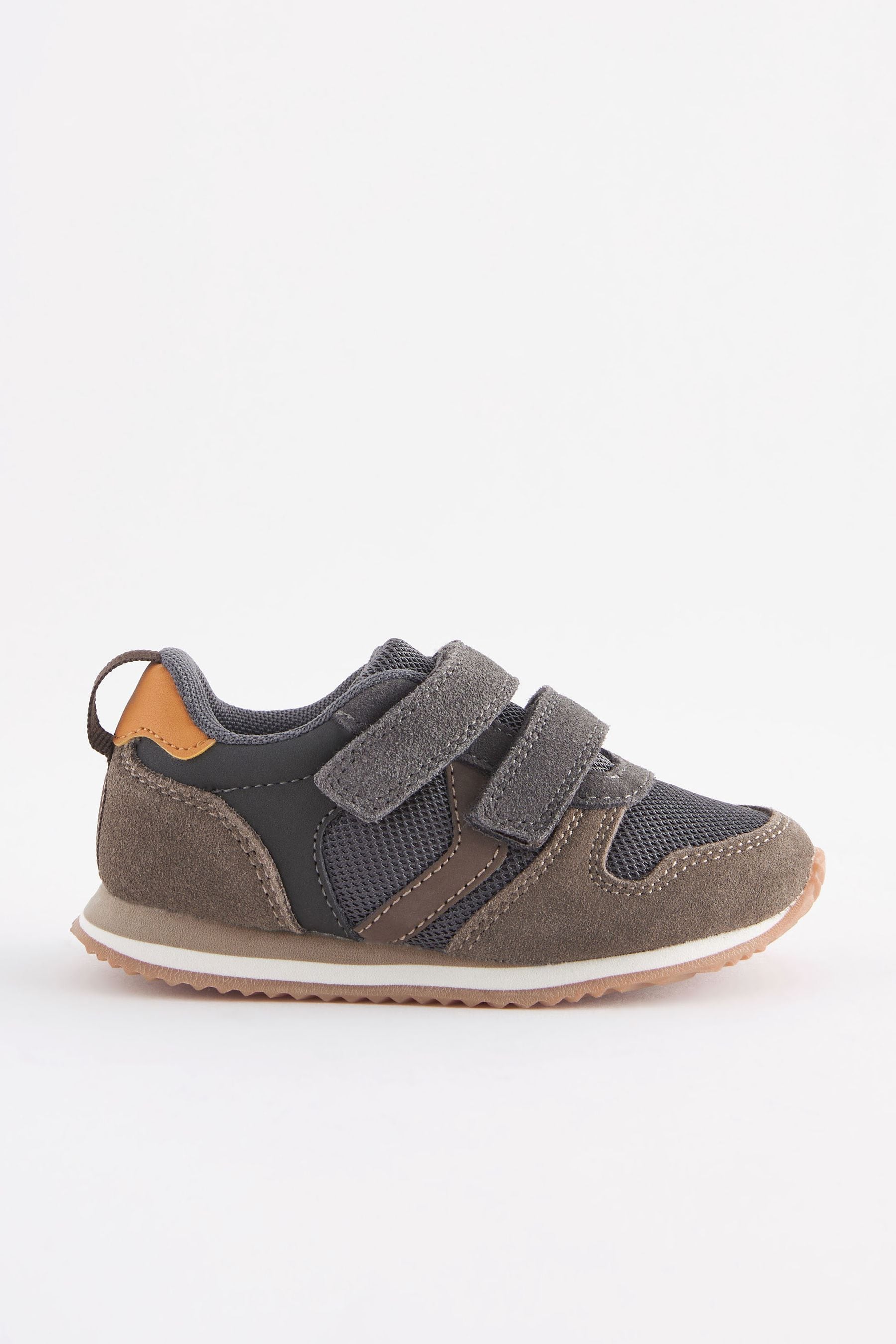 Khaki Green Double Strap Trainers