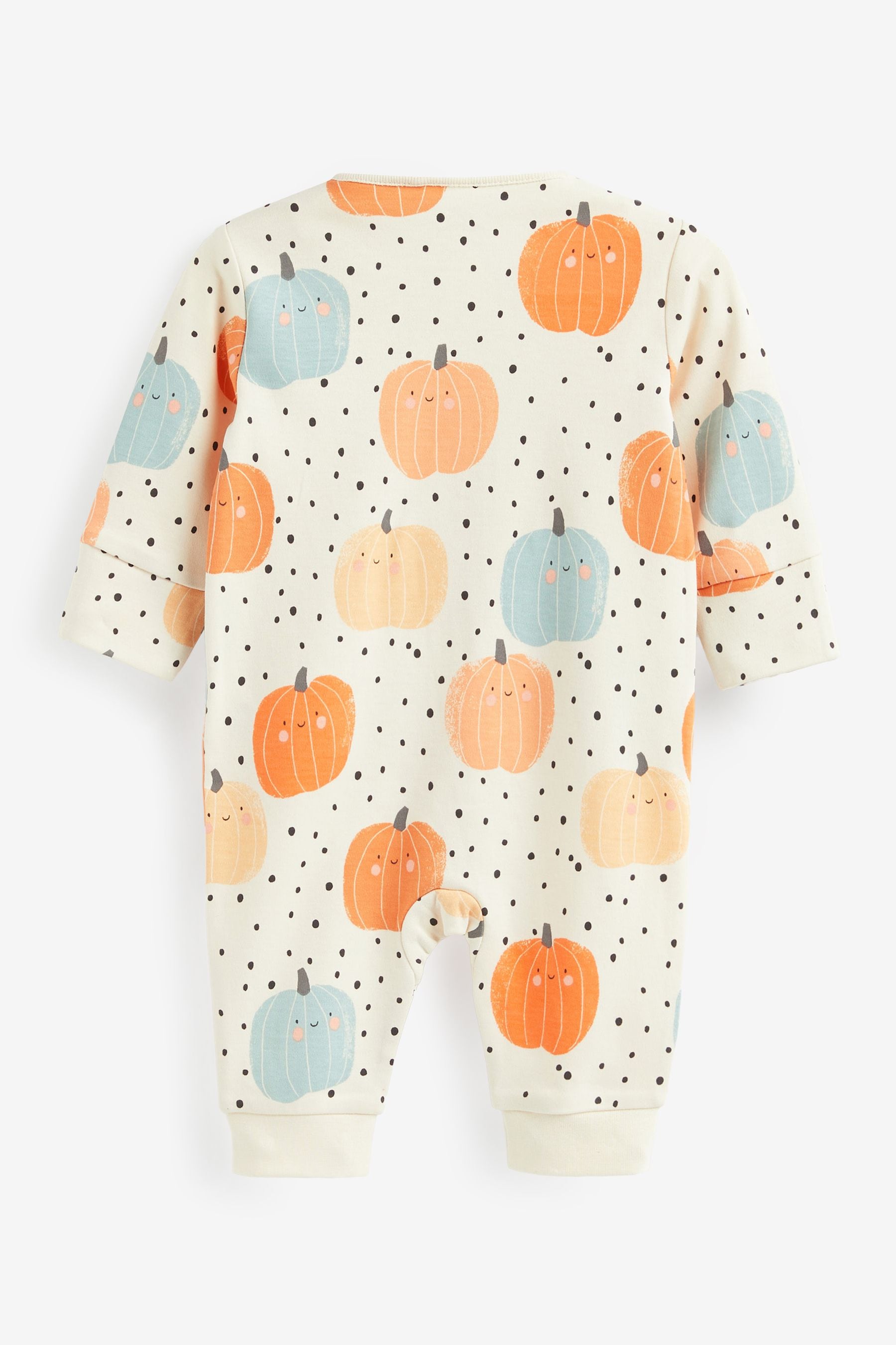 Orange Halloween Footless Sleepsuit 1 Pack (0mths-3yrs)