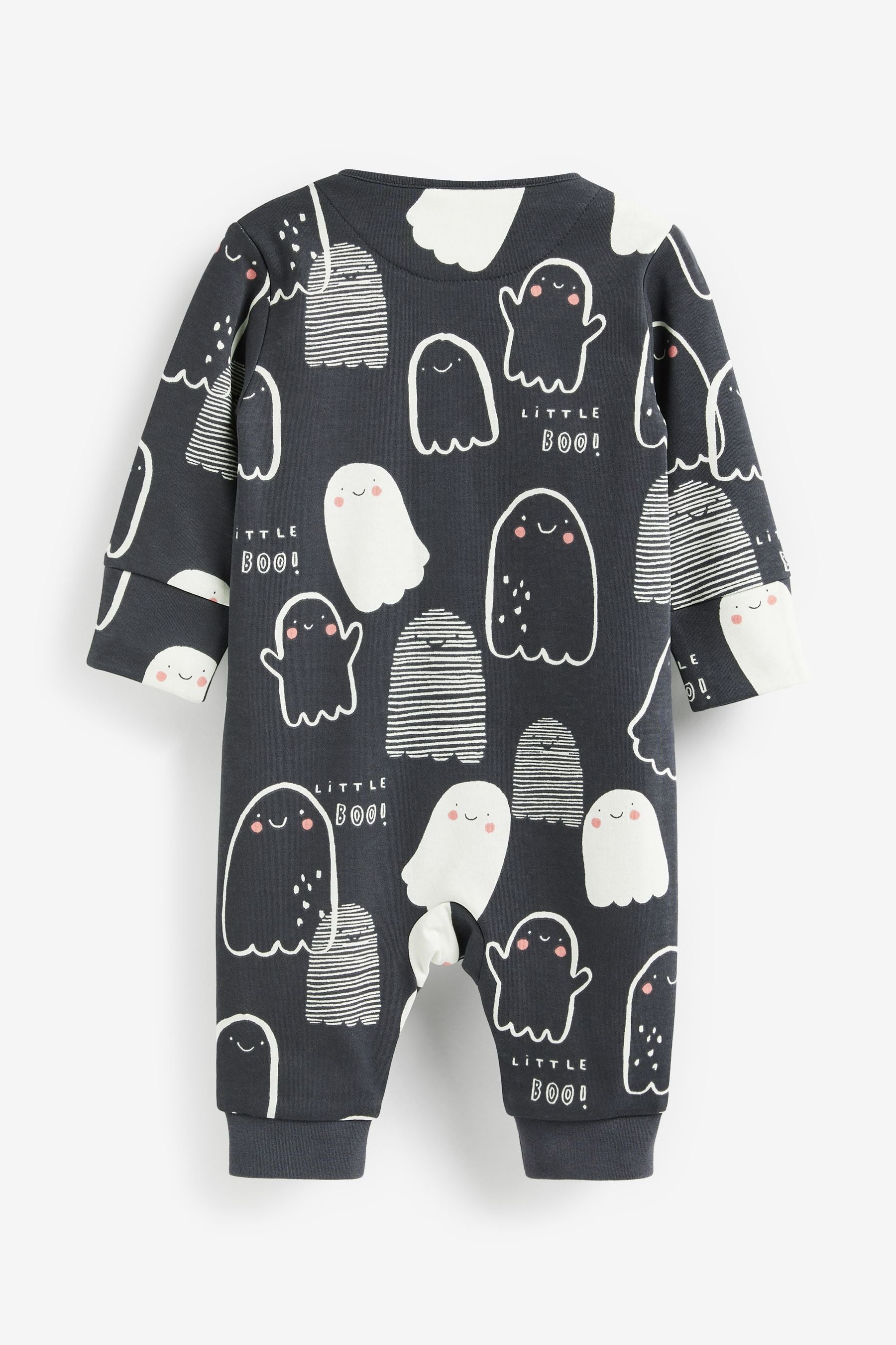 Black Glow in The Dark Halloween Footless Sleepsuit (0mths-3yrs)