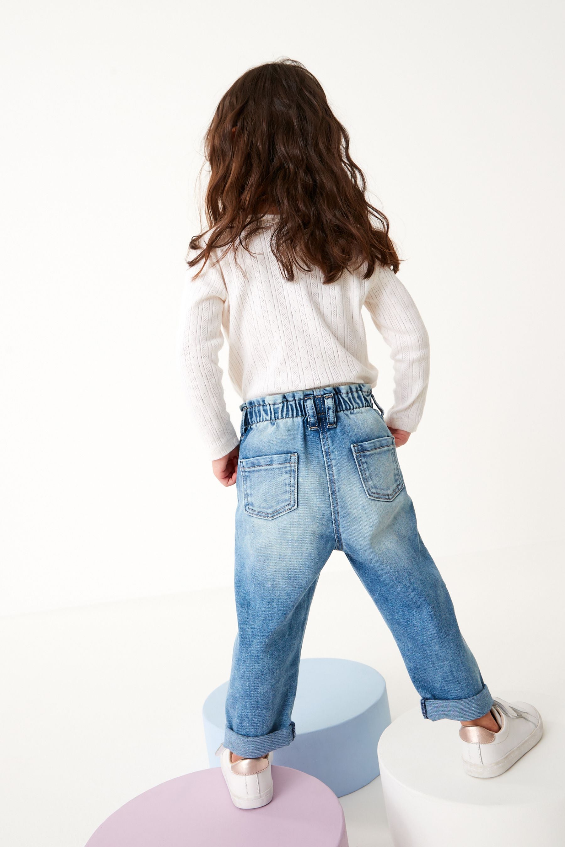 Denim Mid Wash Mom Jeans (3mths-7yrs)