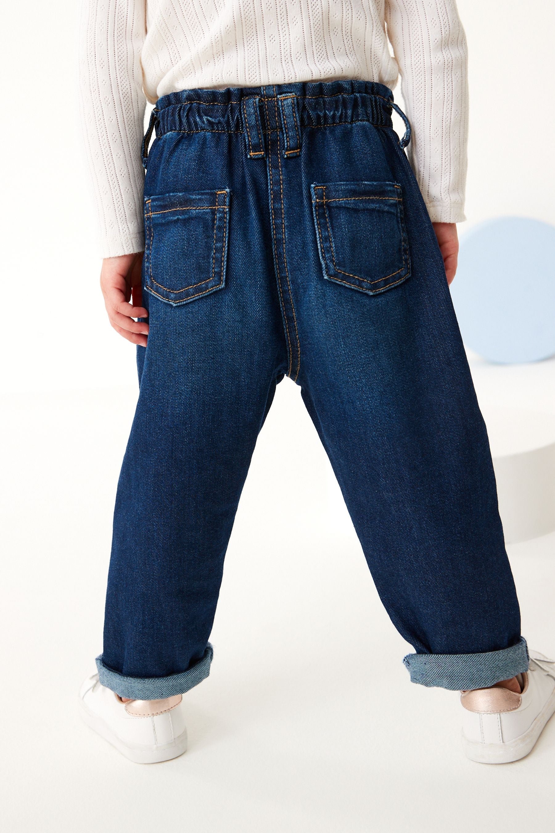 Denim Dark Wash Mom Jeans (3mths-7yrs)