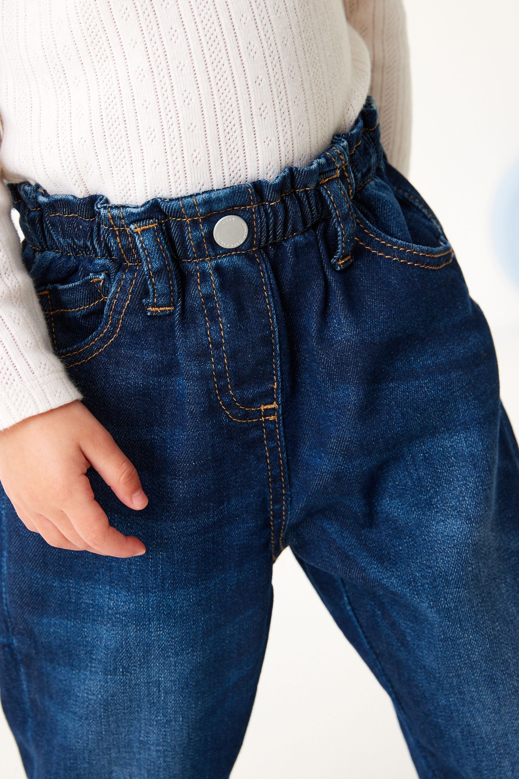 Denim Dark Wash Mom Jeans (3mths-7yrs)