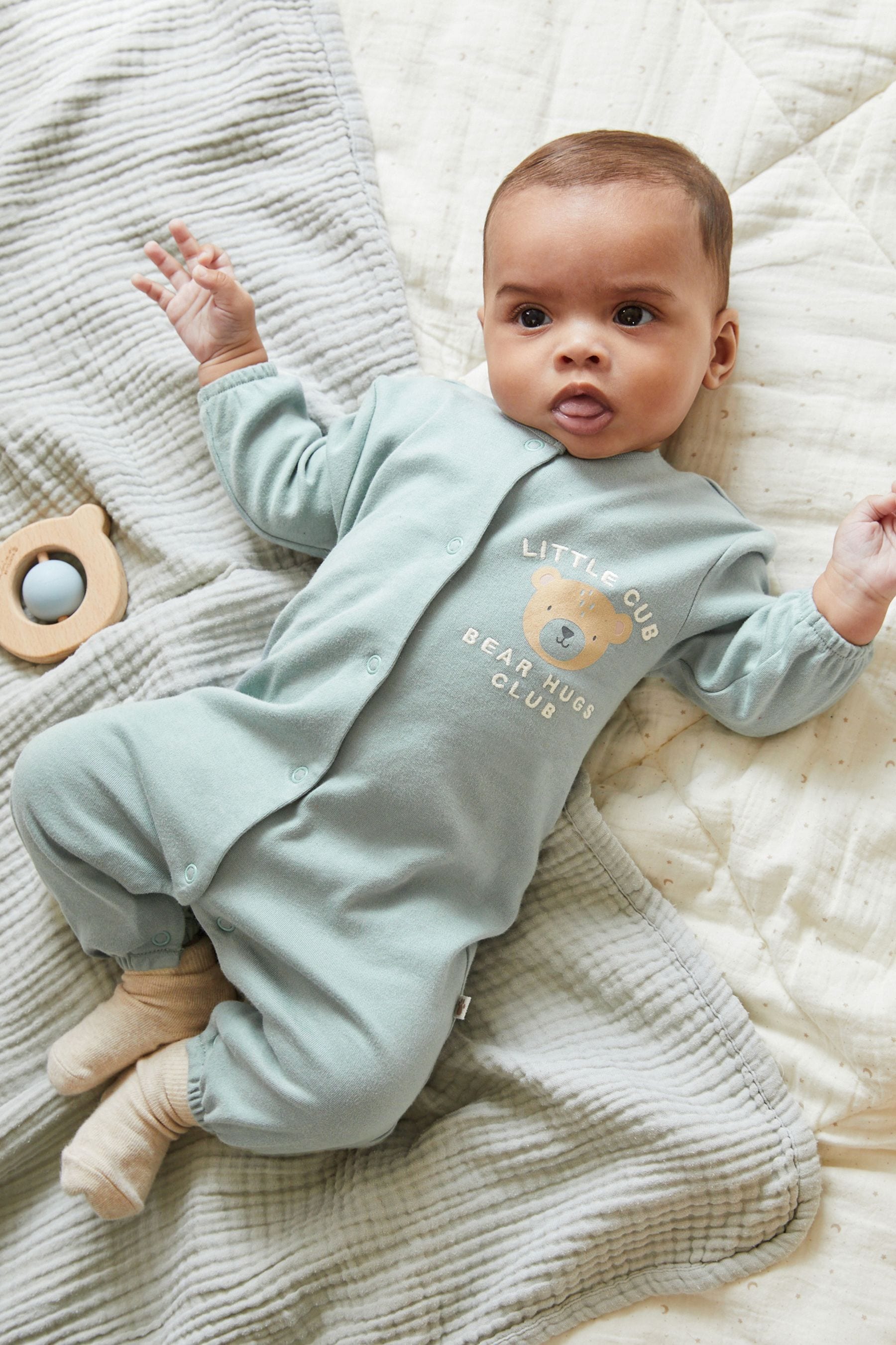 Blue Bear Footless Oversized Sleepsuit 1 Pack (0mths-3yrs)