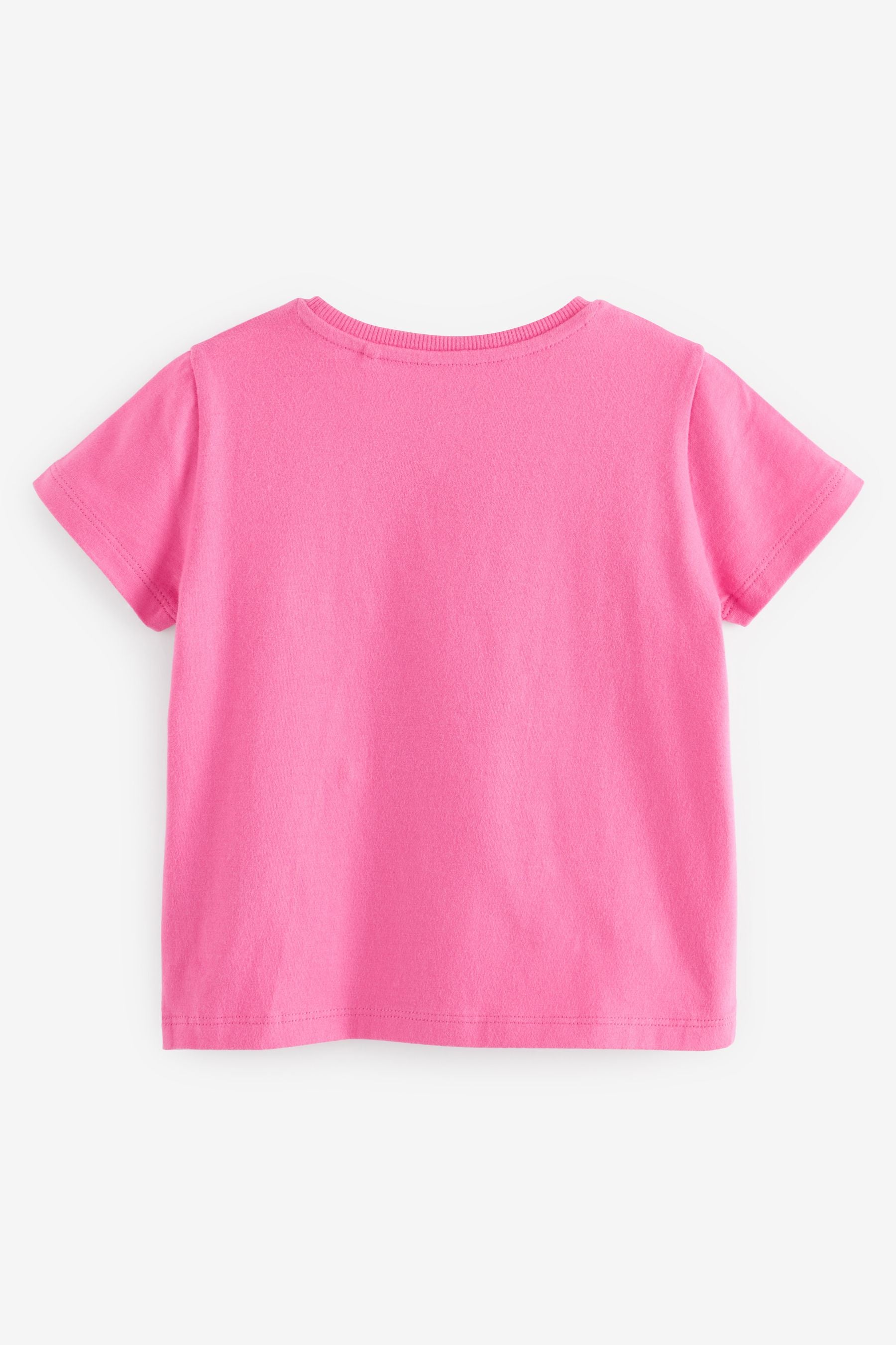 Bright Pink Sequin Cat Bunny T-Shirt (3mths-7yrs)