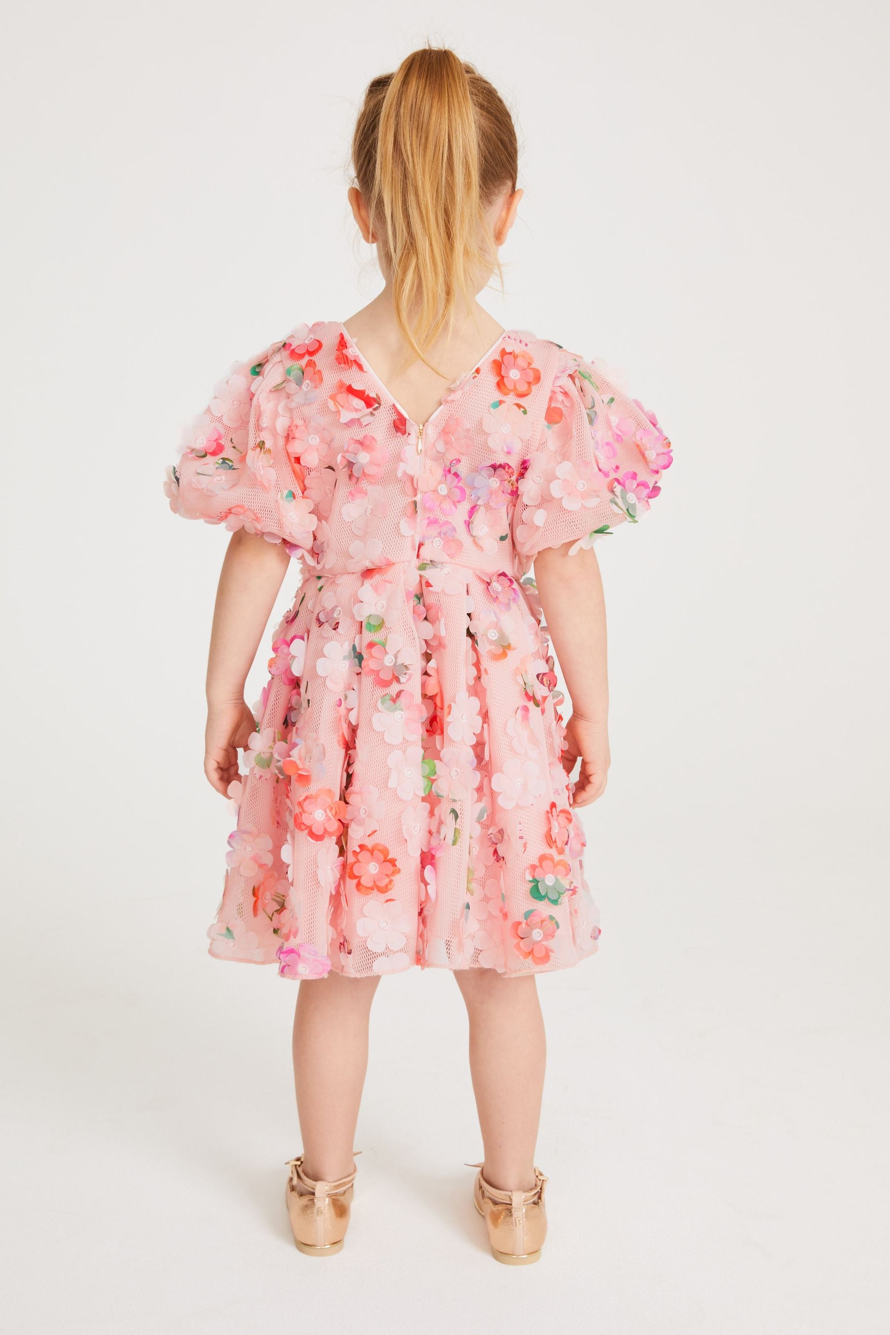 Pink Baker by Ted Baker Pink Flower Dress