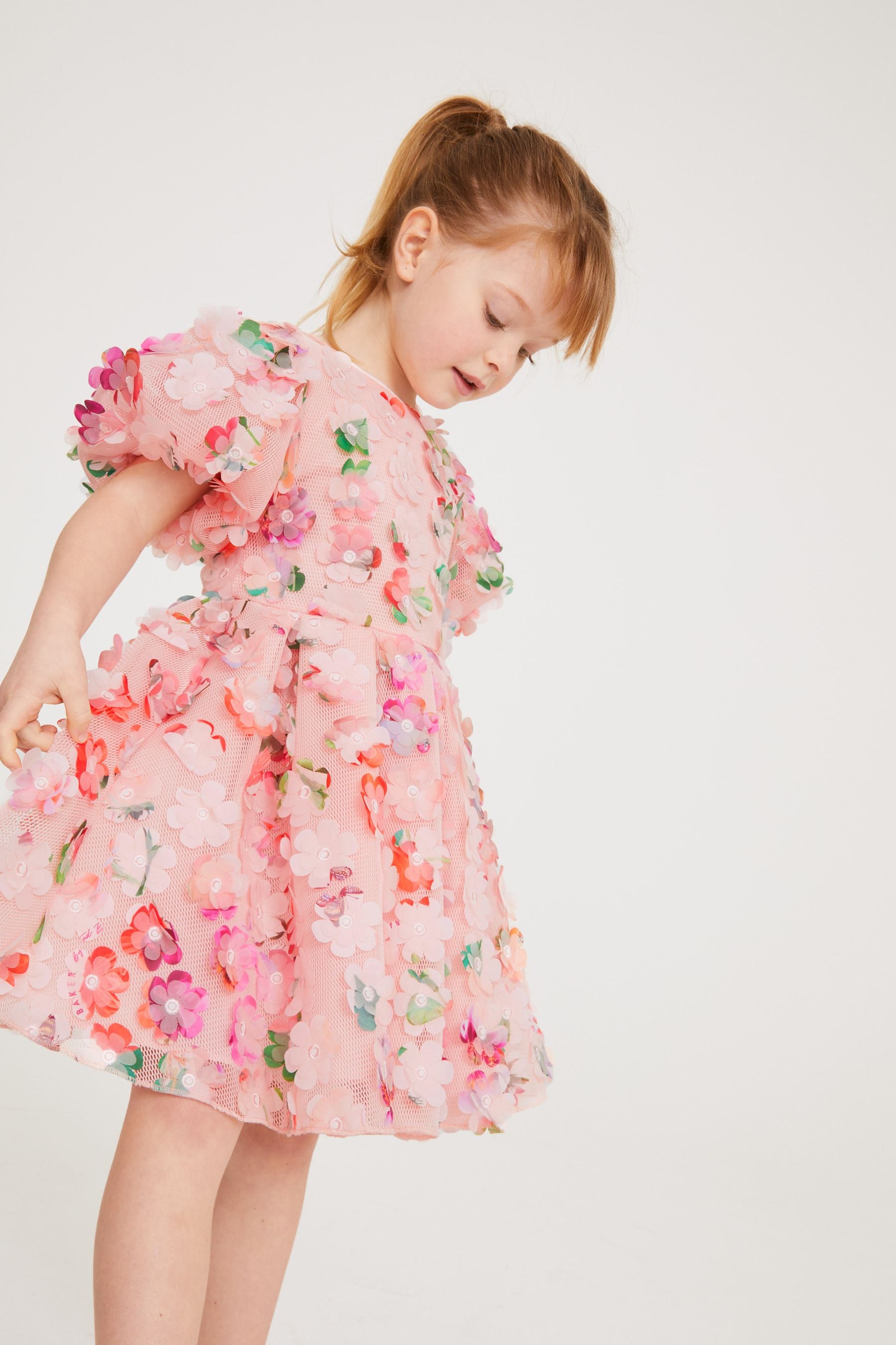 Pink Baker by Ted Baker Pink Flower Dress