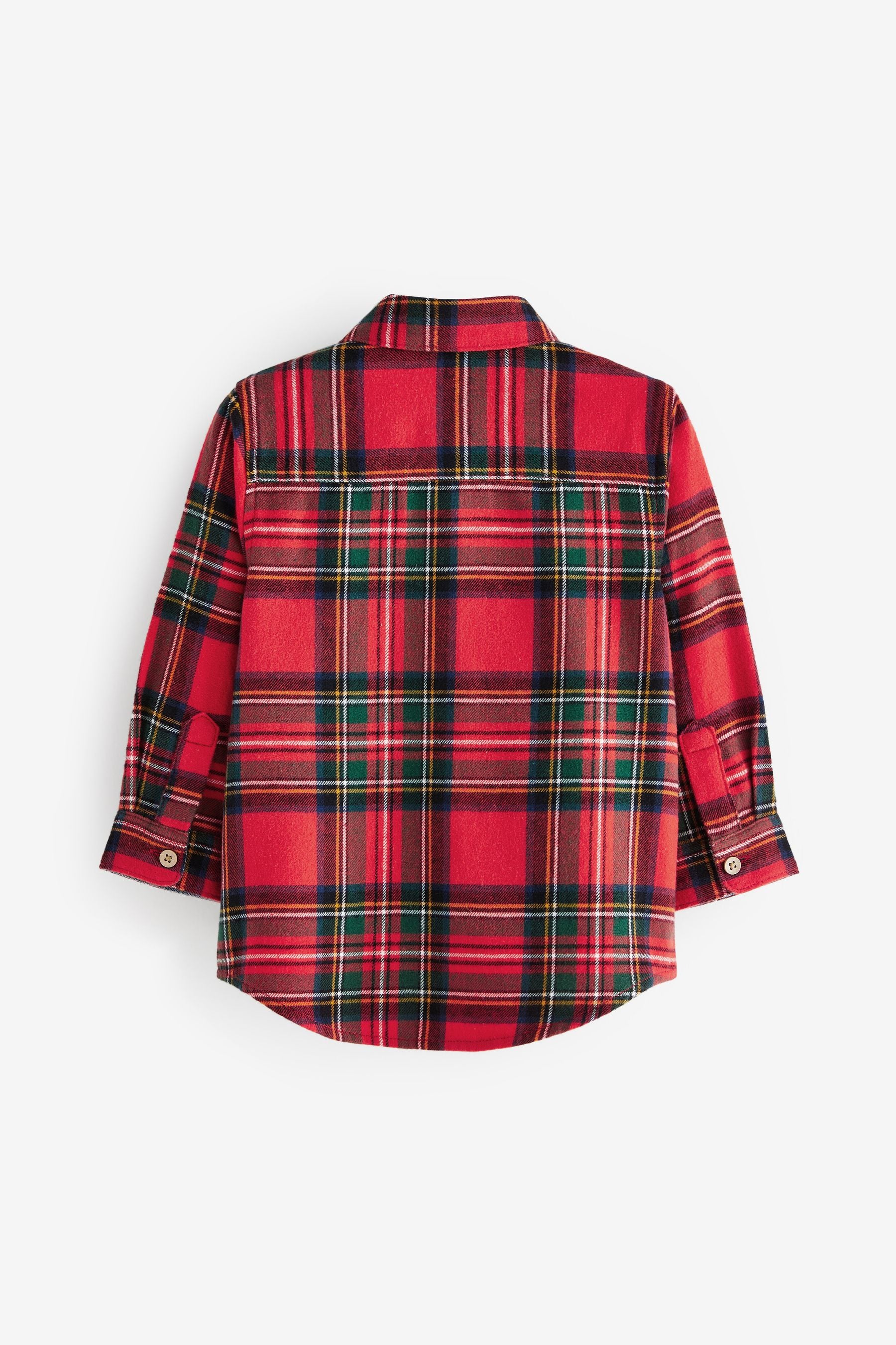 Red Long Sleeve Check Shirt (3mths-7yrs)