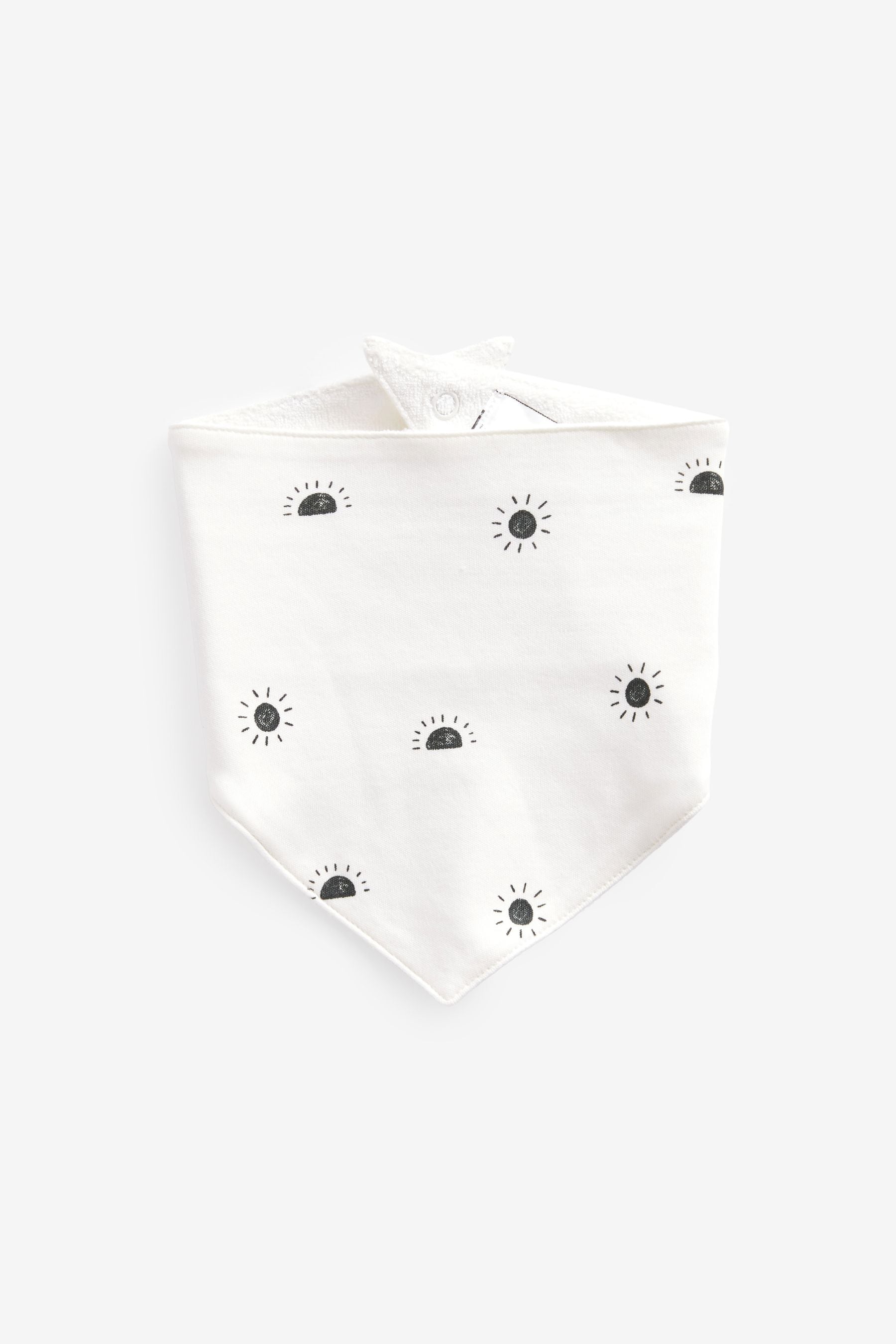 Black/White Dribble Baby Bibs 3 Pack