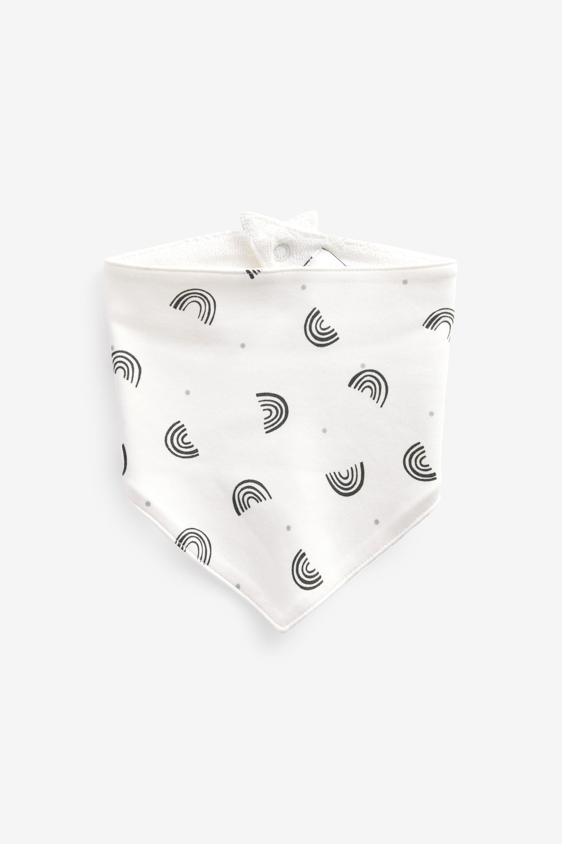 Black/White Dribble Baby Bibs 3 Pack