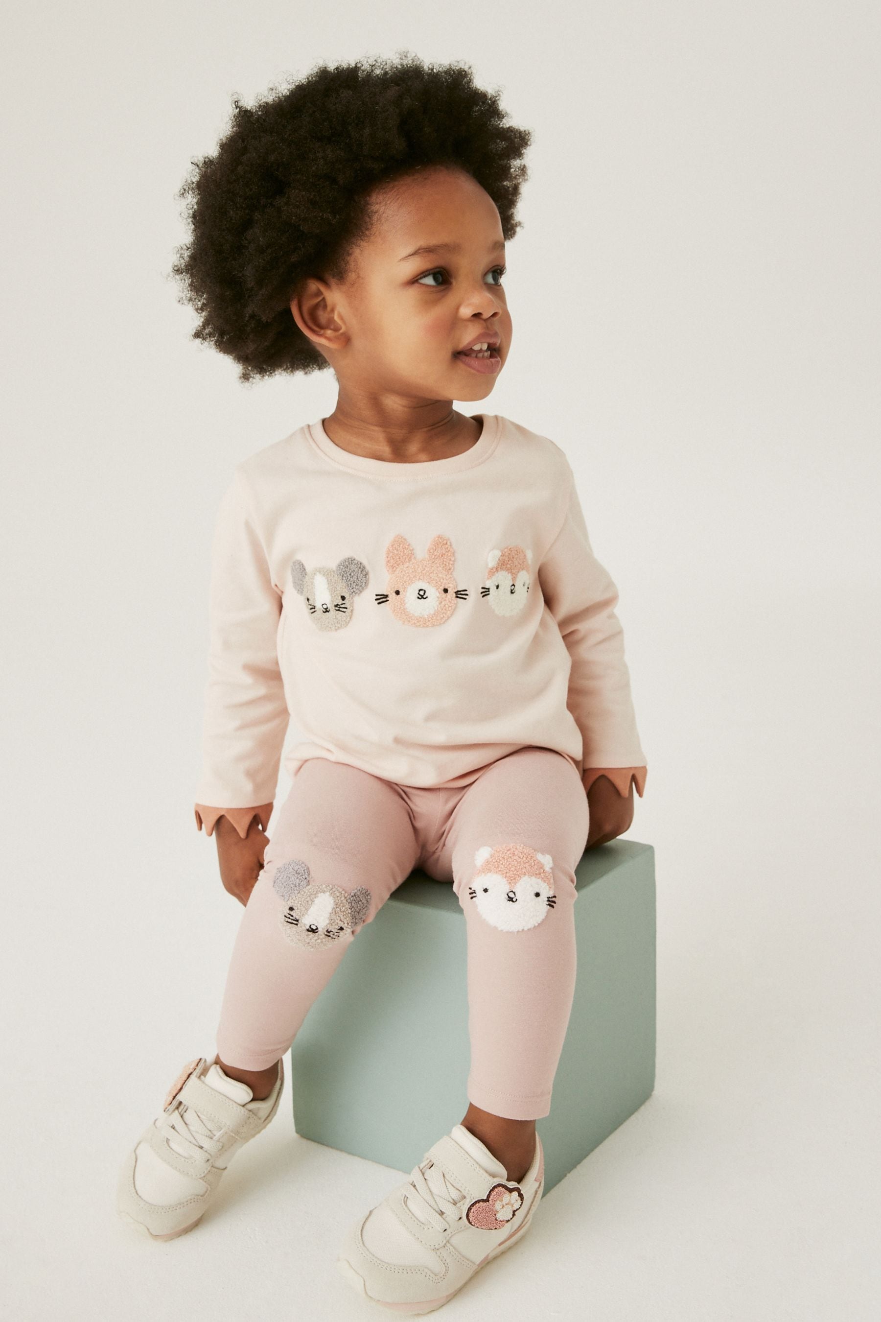 Pink Bunny Long Sleeve Character T-Shirt (3mths-7yrs)