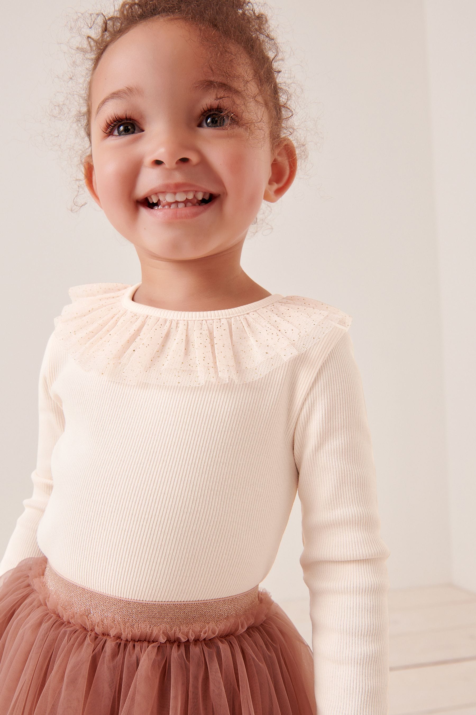 Pink Sparkle Long Sleeve Top (3mths-7yrs)