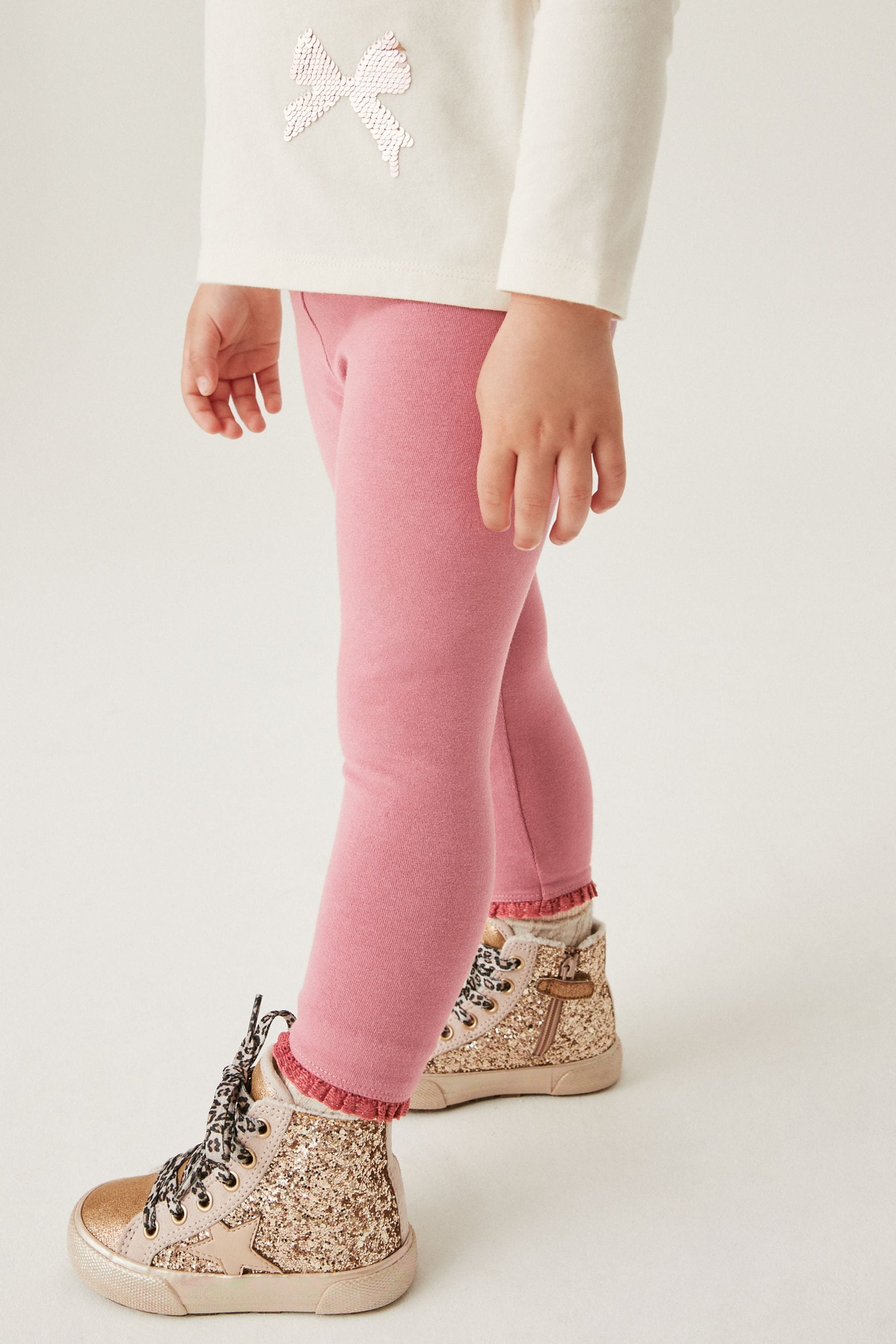 Rose Pink Basic Leggings (3mths-7yrs)