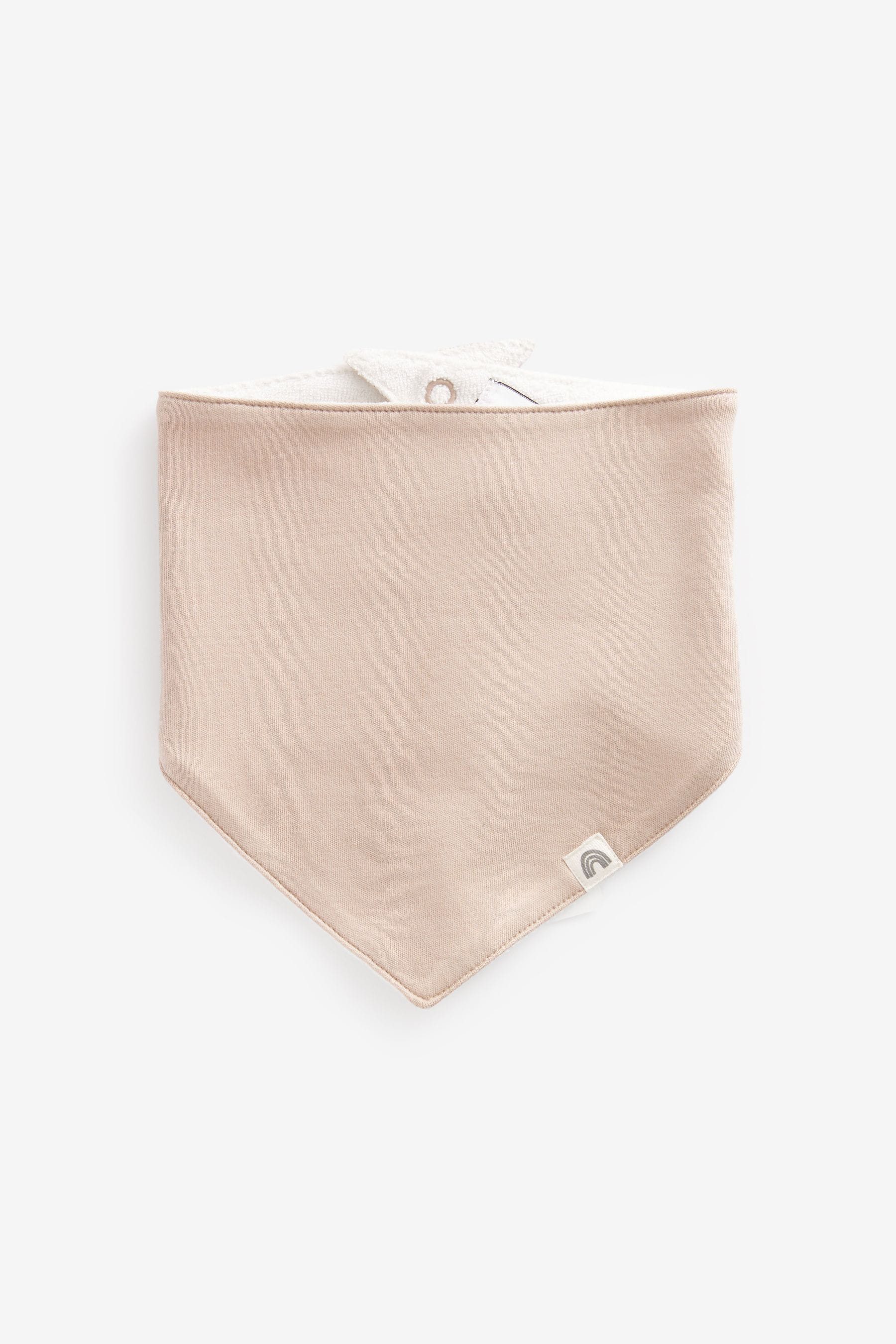 Neutral 3 Pack Dribble Baby Bibs