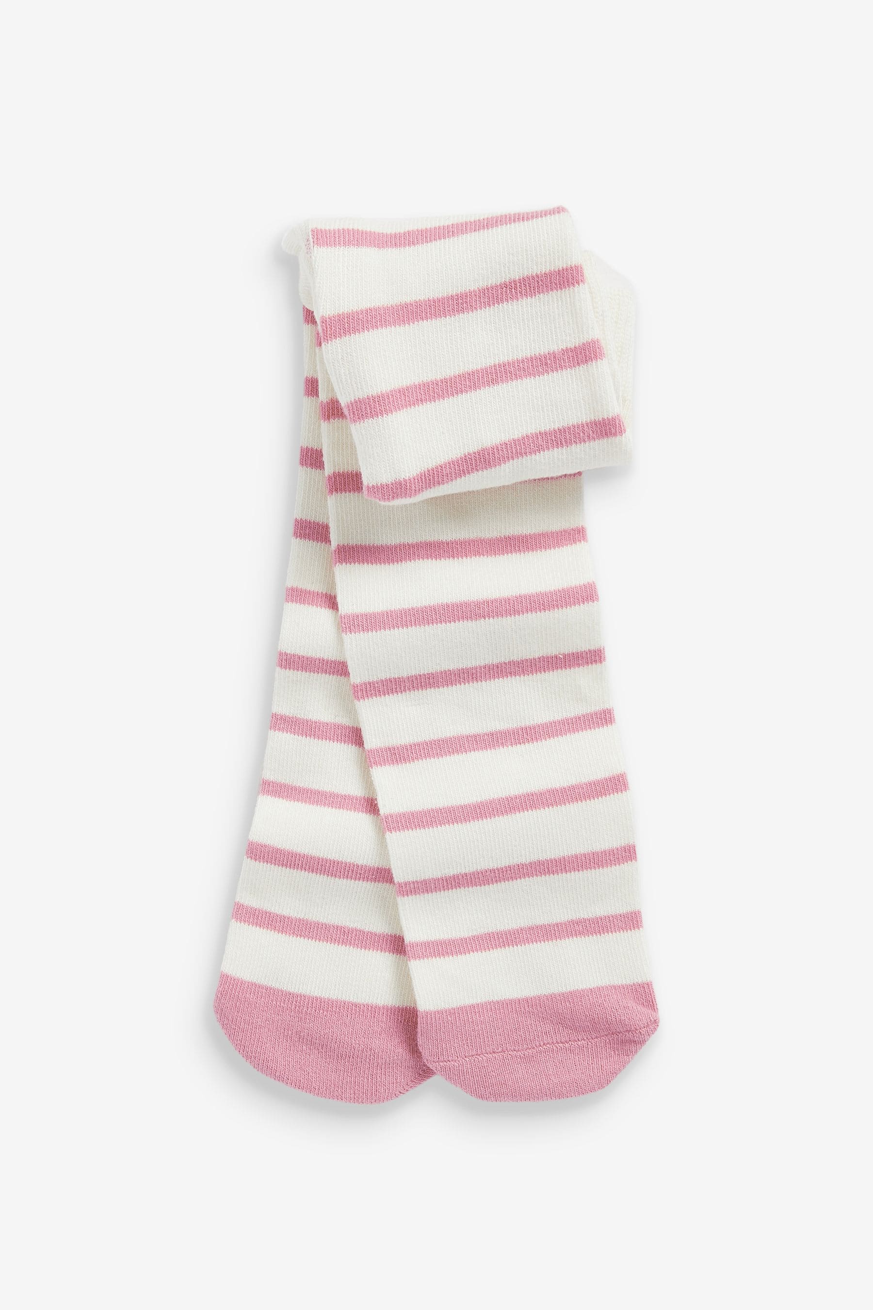 Pink/Cream Bunny Baby Designed Tights 3 Pack (0mths-2yrs)