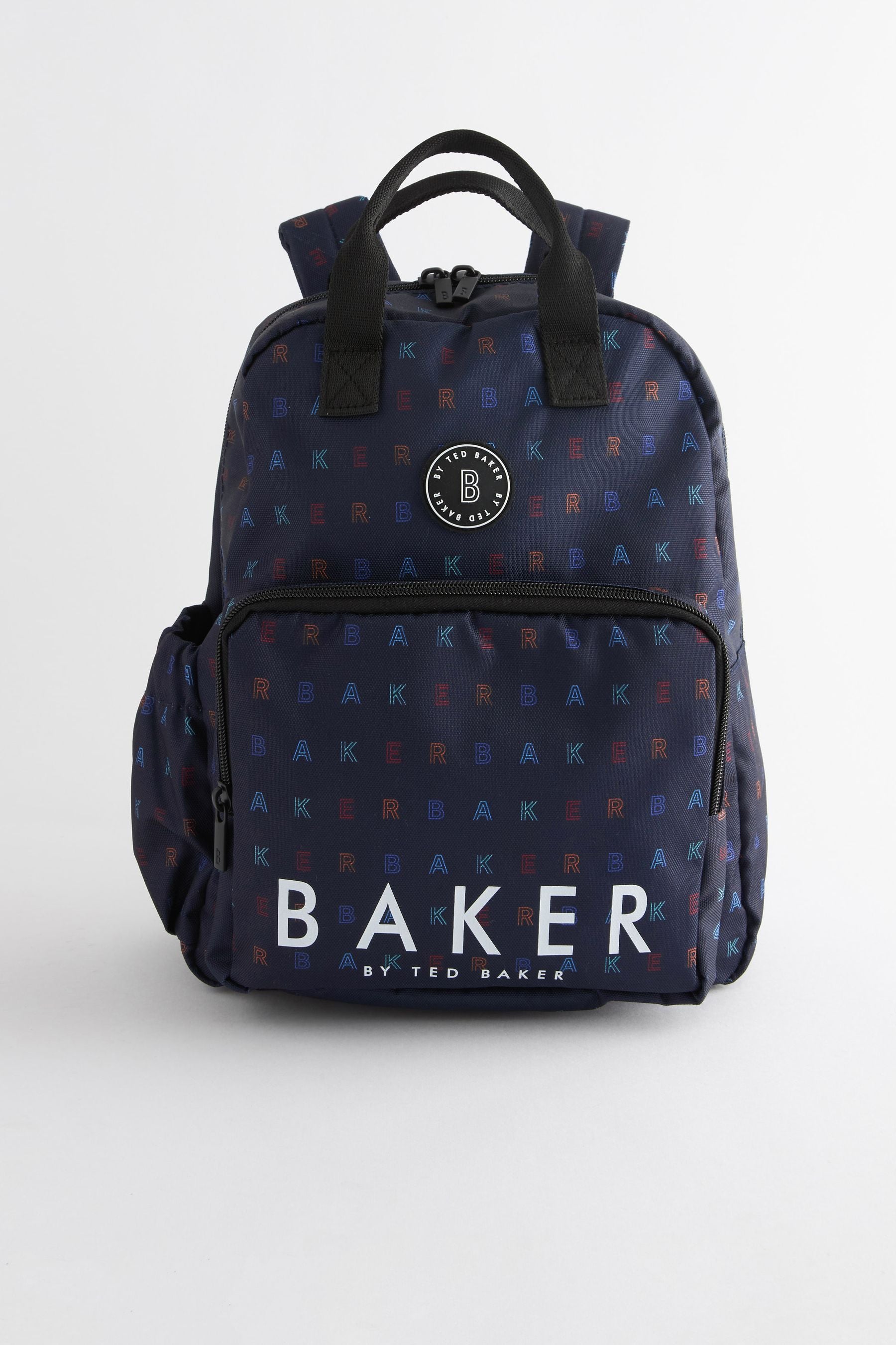 Navy Baker by Ted Baker Boys Back to School Navy Lettering Backpack with Pencil Case