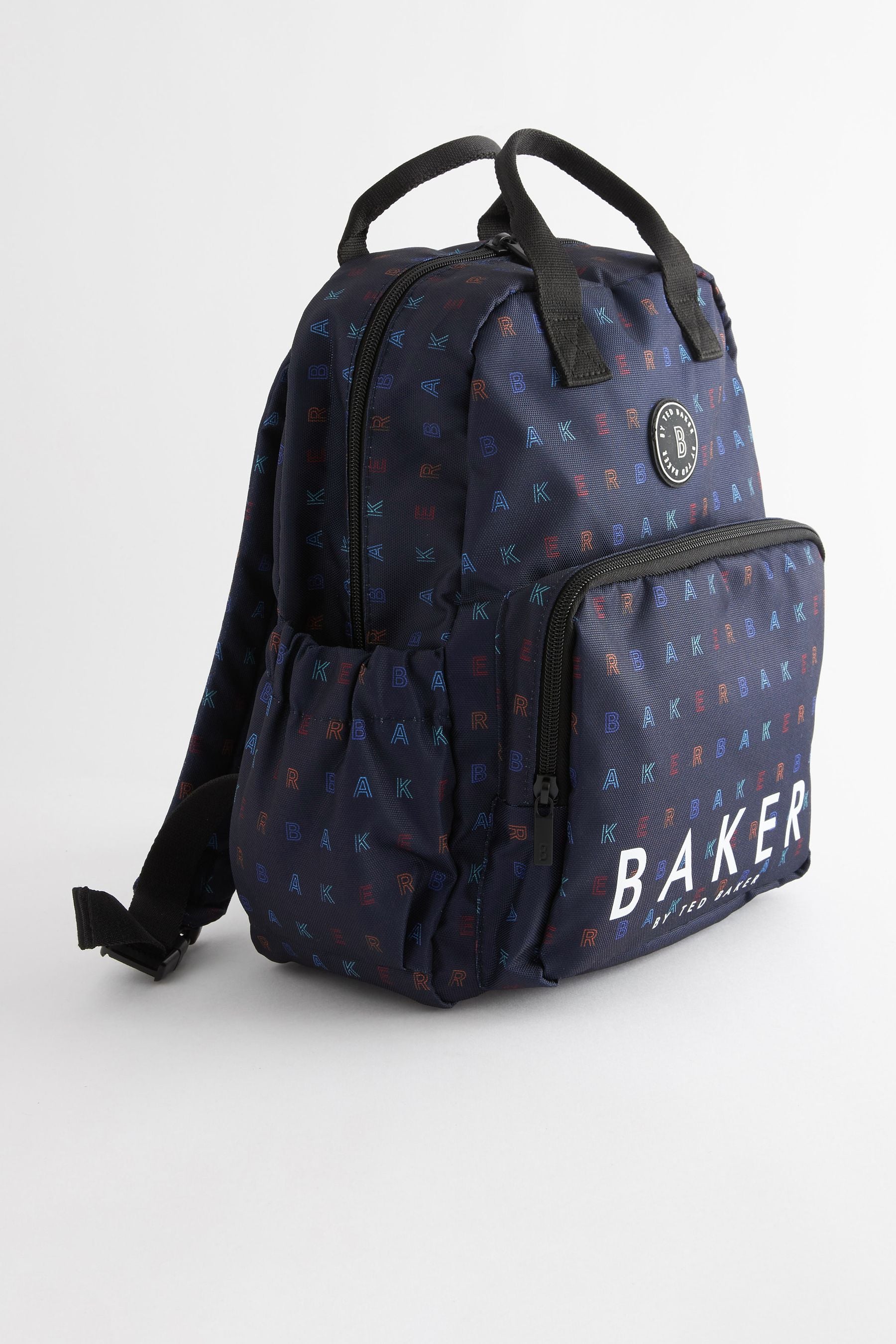 Navy Baker by Ted Baker Boys Back to School Navy Lettering Backpack with Pencil Case