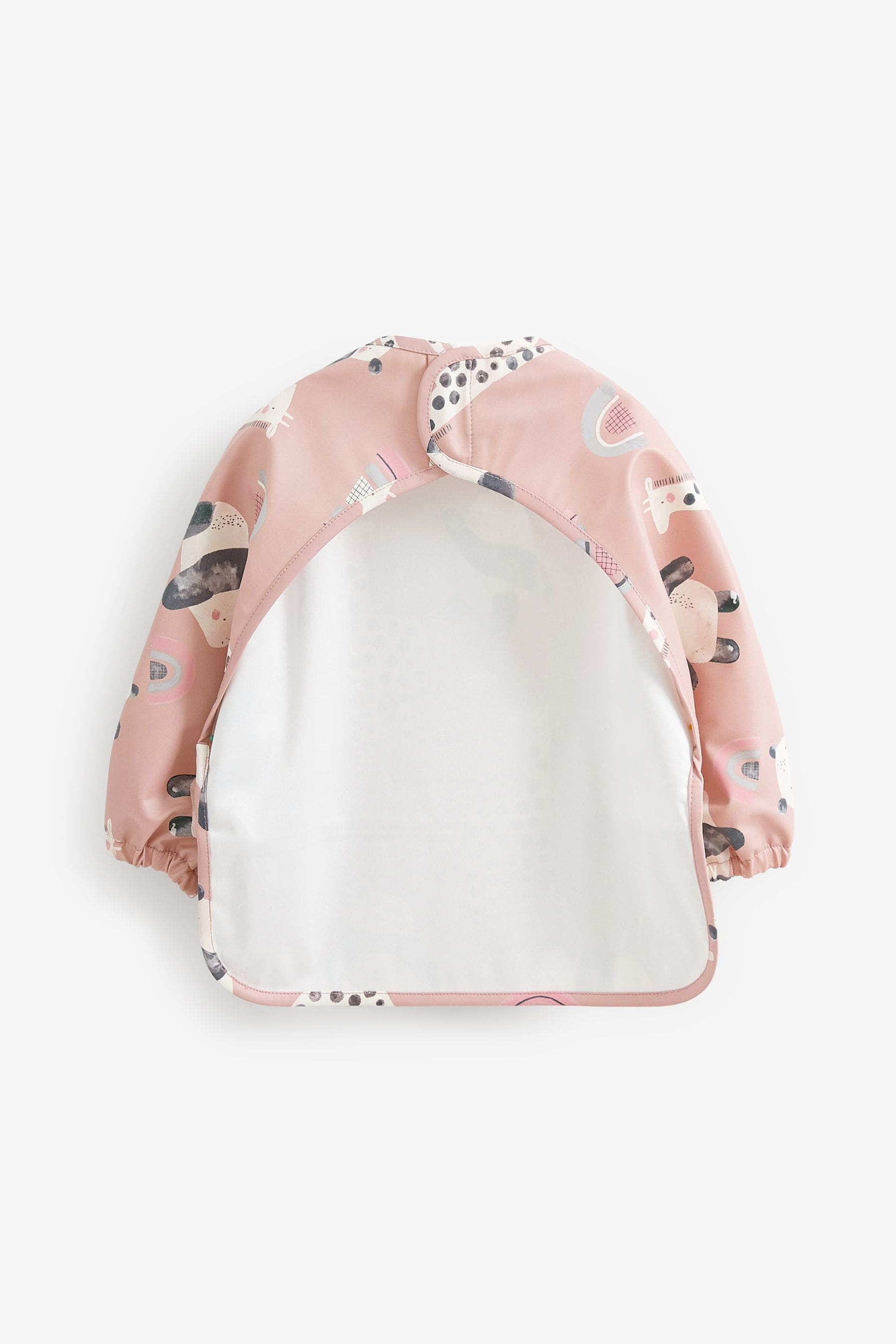 Pink Panda Baby Weaning and Feeding Sleeved Bib (6mths-3yrs)