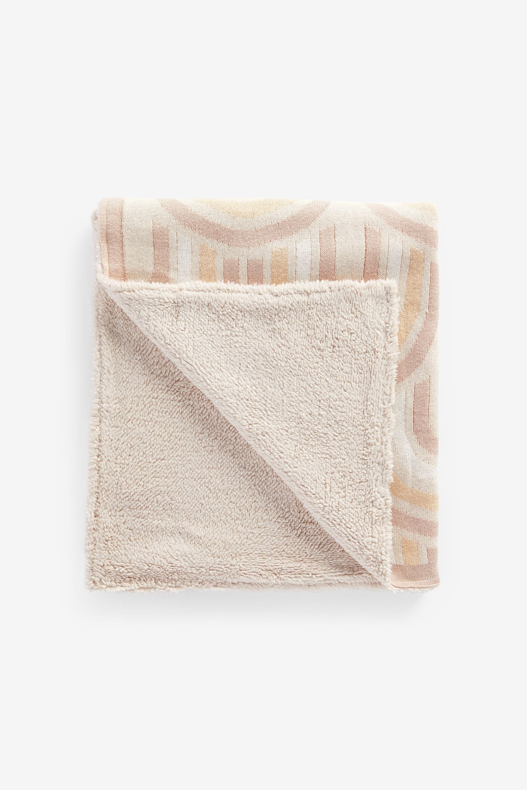 Neutral Baby Knitted Blanket