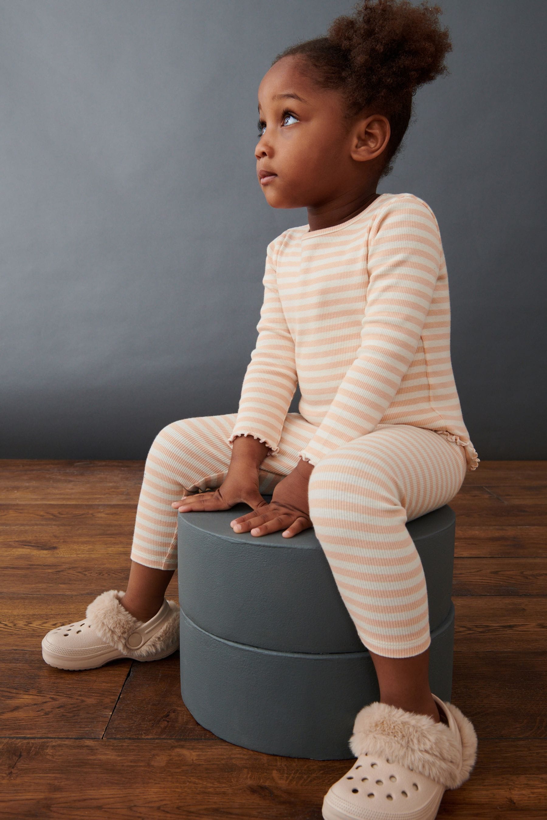 Neutral Rib Jersey Leggings (3mths-7yrs)