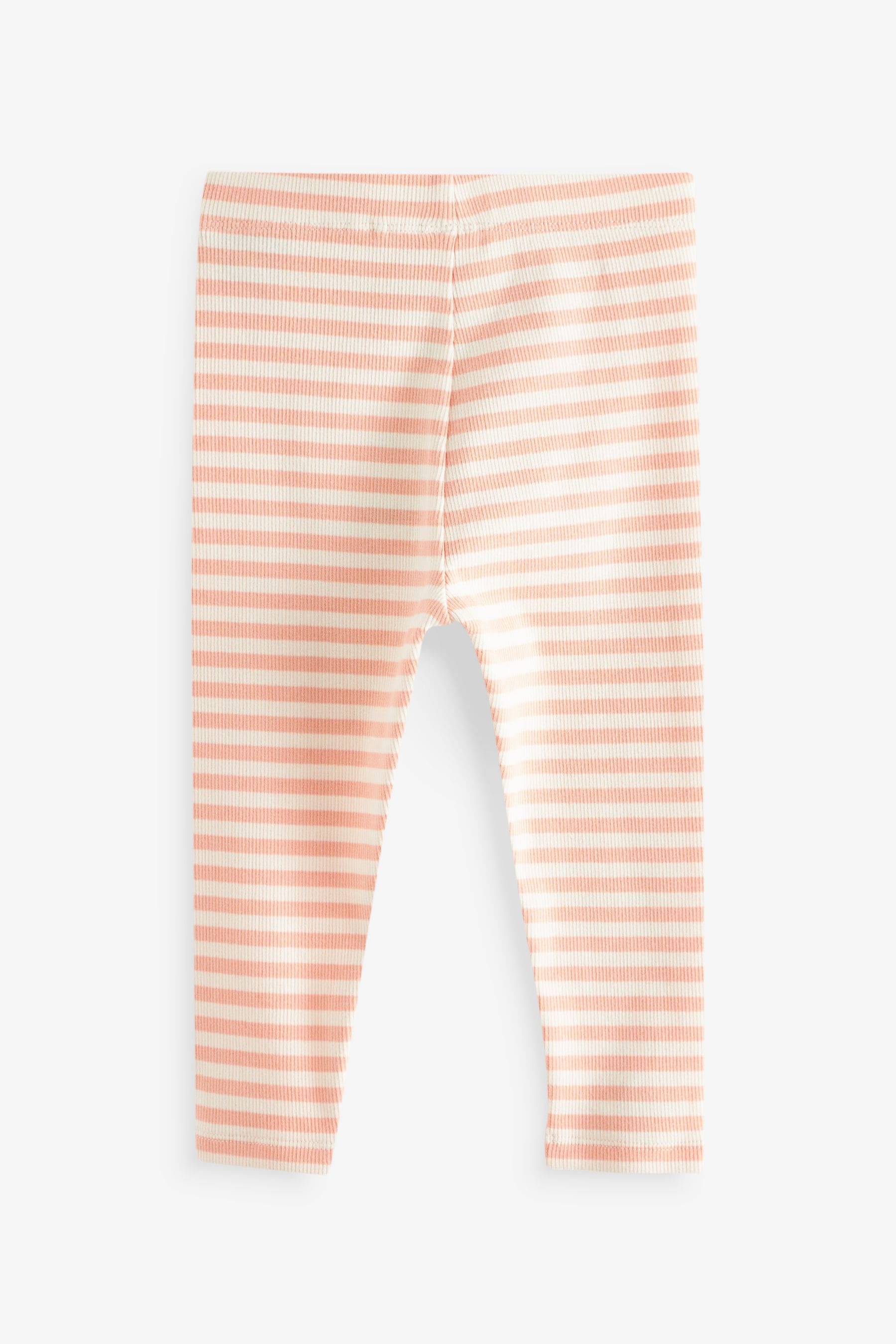 Neutral Rib Jersey Leggings (3mths-7yrs)