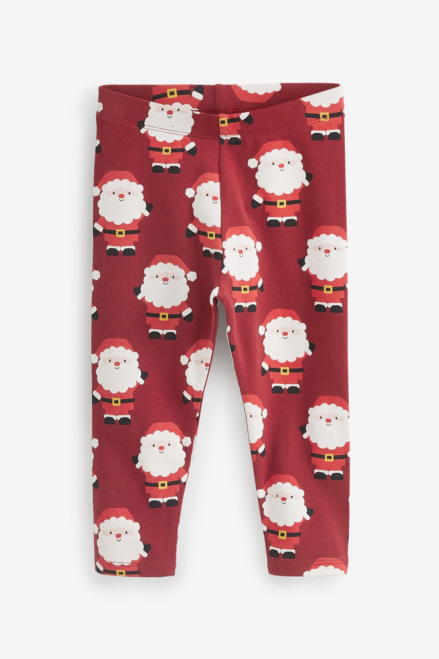 Santa Printed Jersey Leggings (3mths-7yrs)