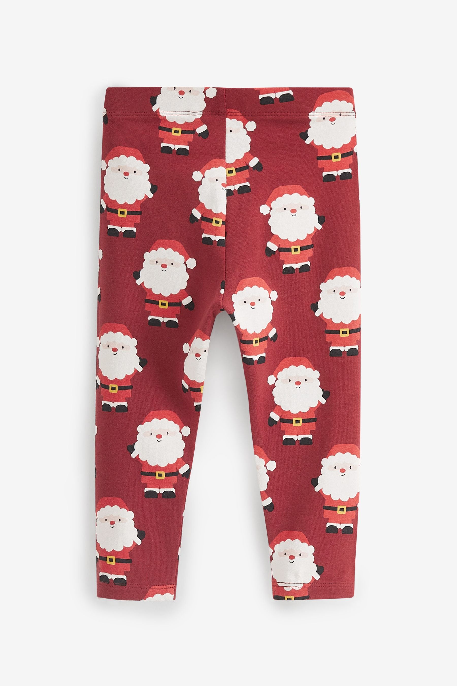 Santa Printed Jersey Leggings (3mths-7yrs)