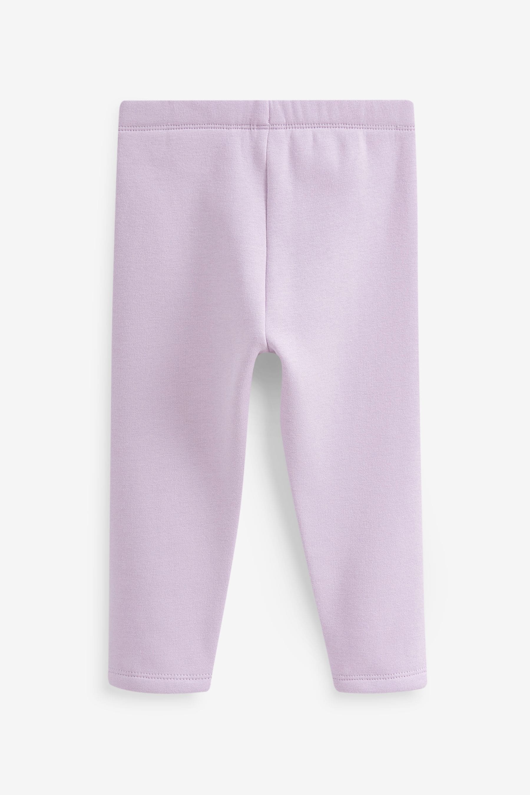 Lilac Purple Cosy Fleece Lined Leggings (3mths-7yrs)