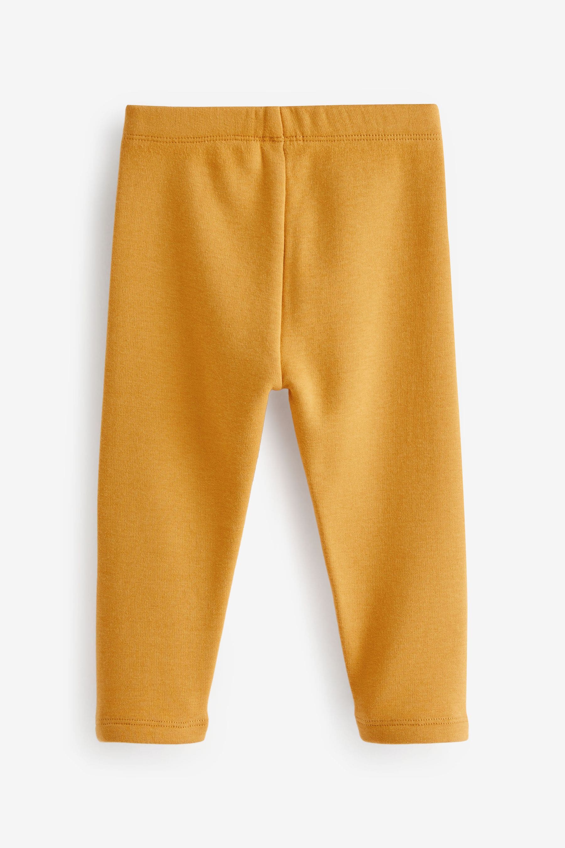 Yellow Cosy Fleece Lined Leggings (3mths-7yrs)