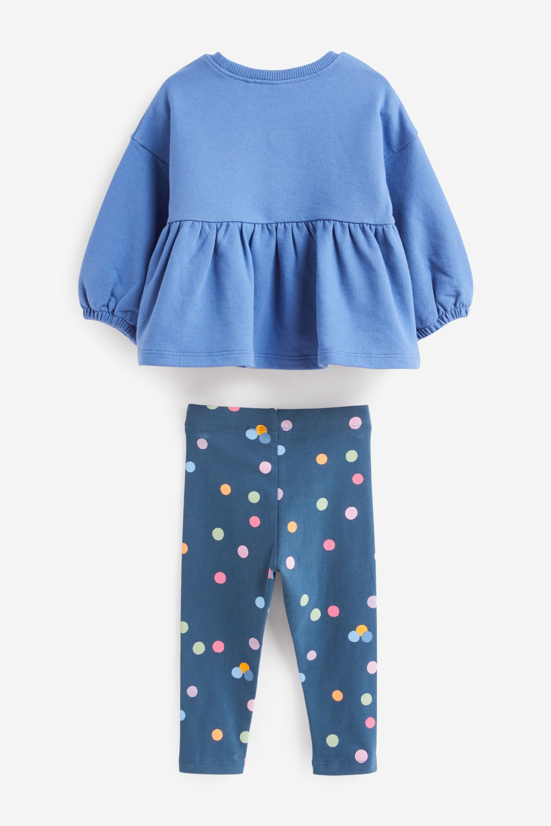 Navy Rainbow Top and Legging Set (3mths-7yrs)