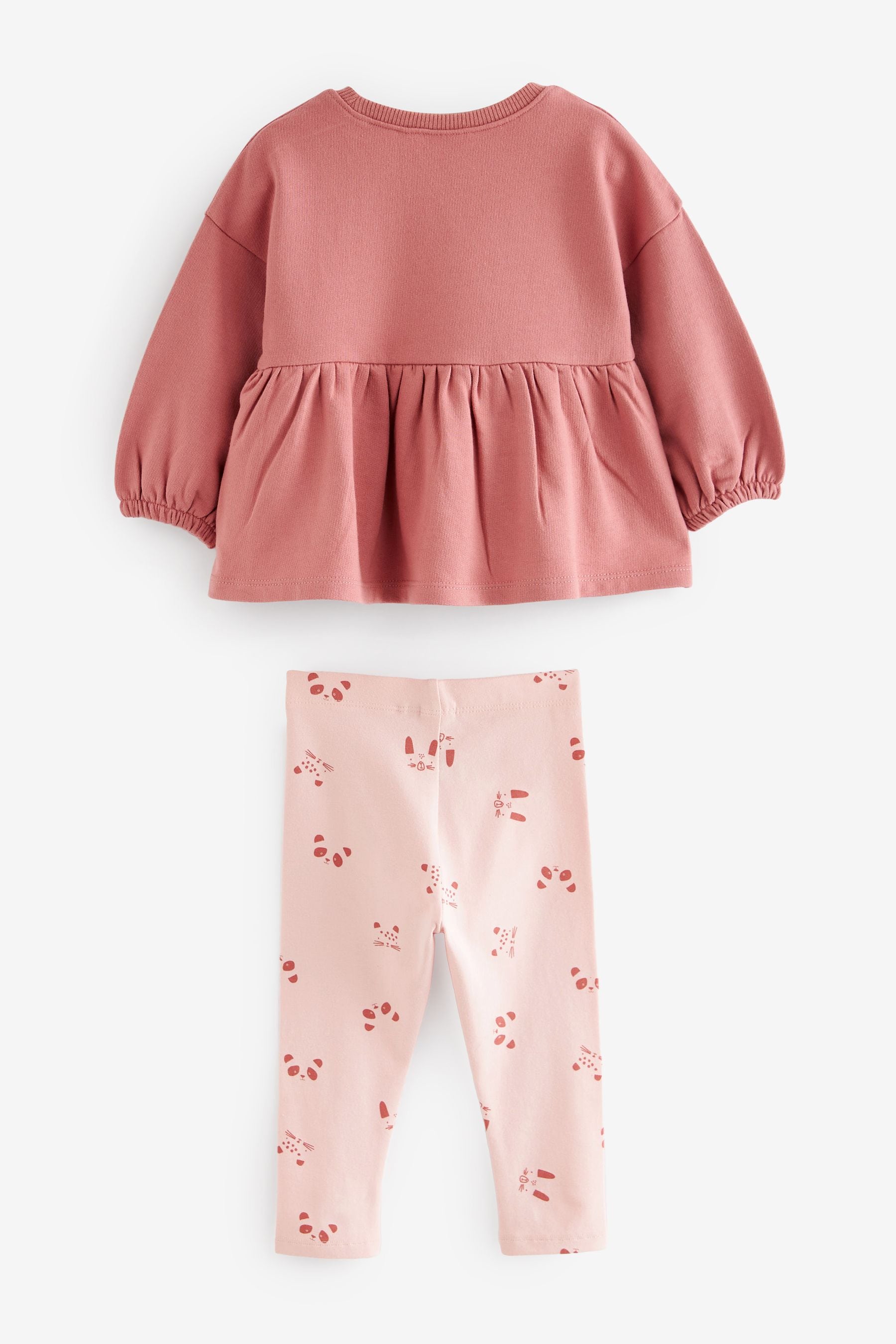 Pink Cat Top and Legging Set (3mths-7yrs)