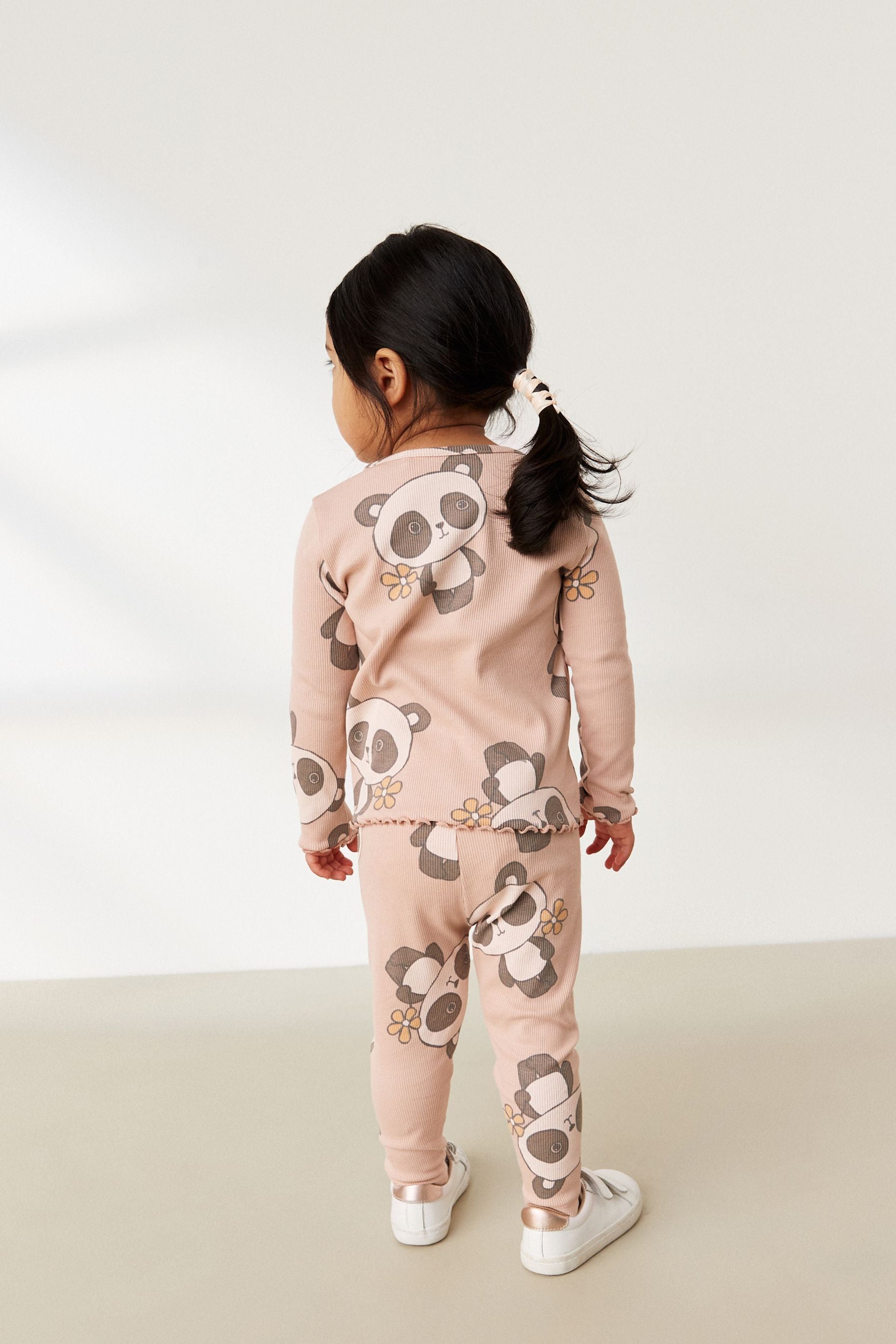 Cream Panda Top and Legging Set (3mths-7yrs)