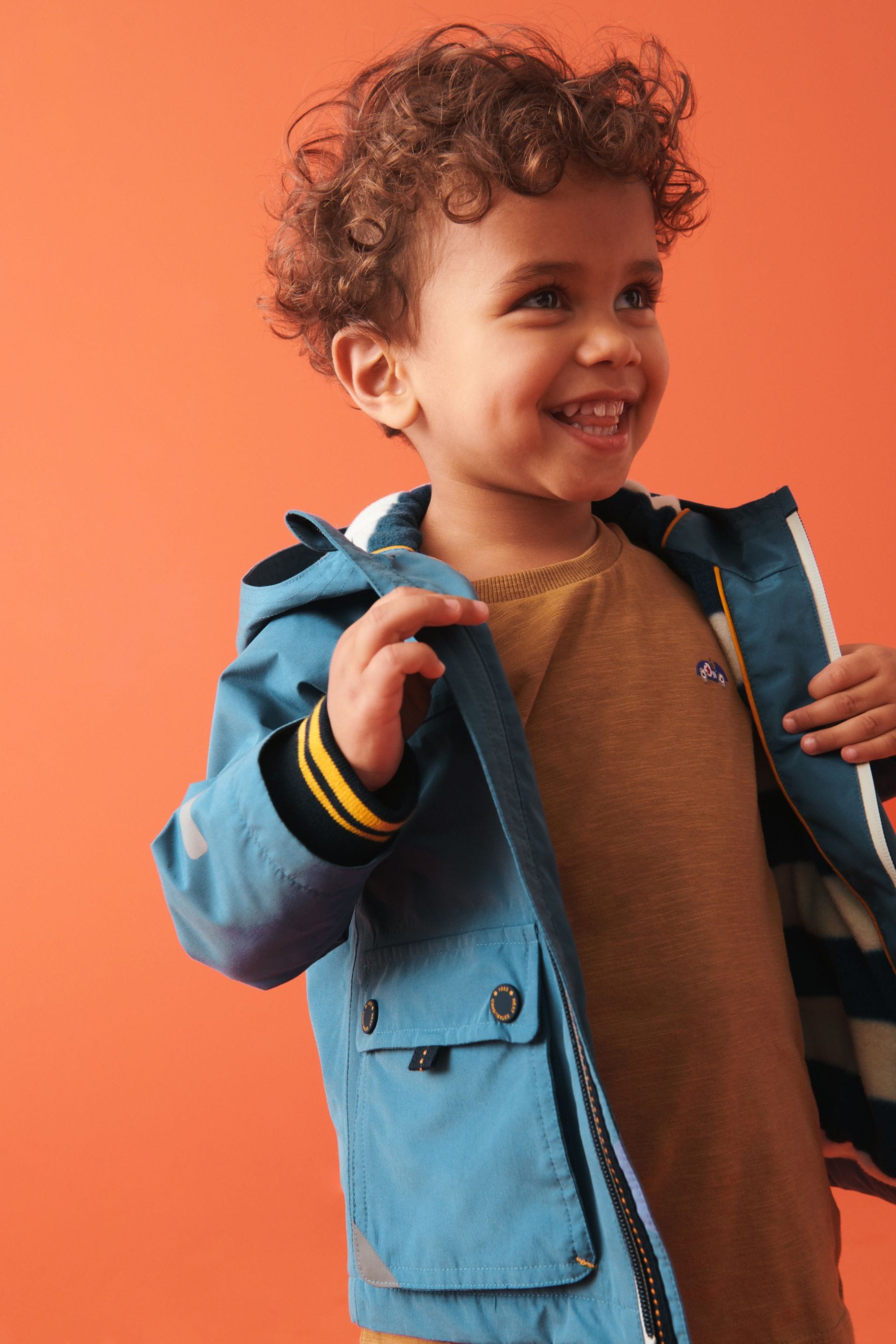 Blue Waterproof Coat (3mths-7yrs)