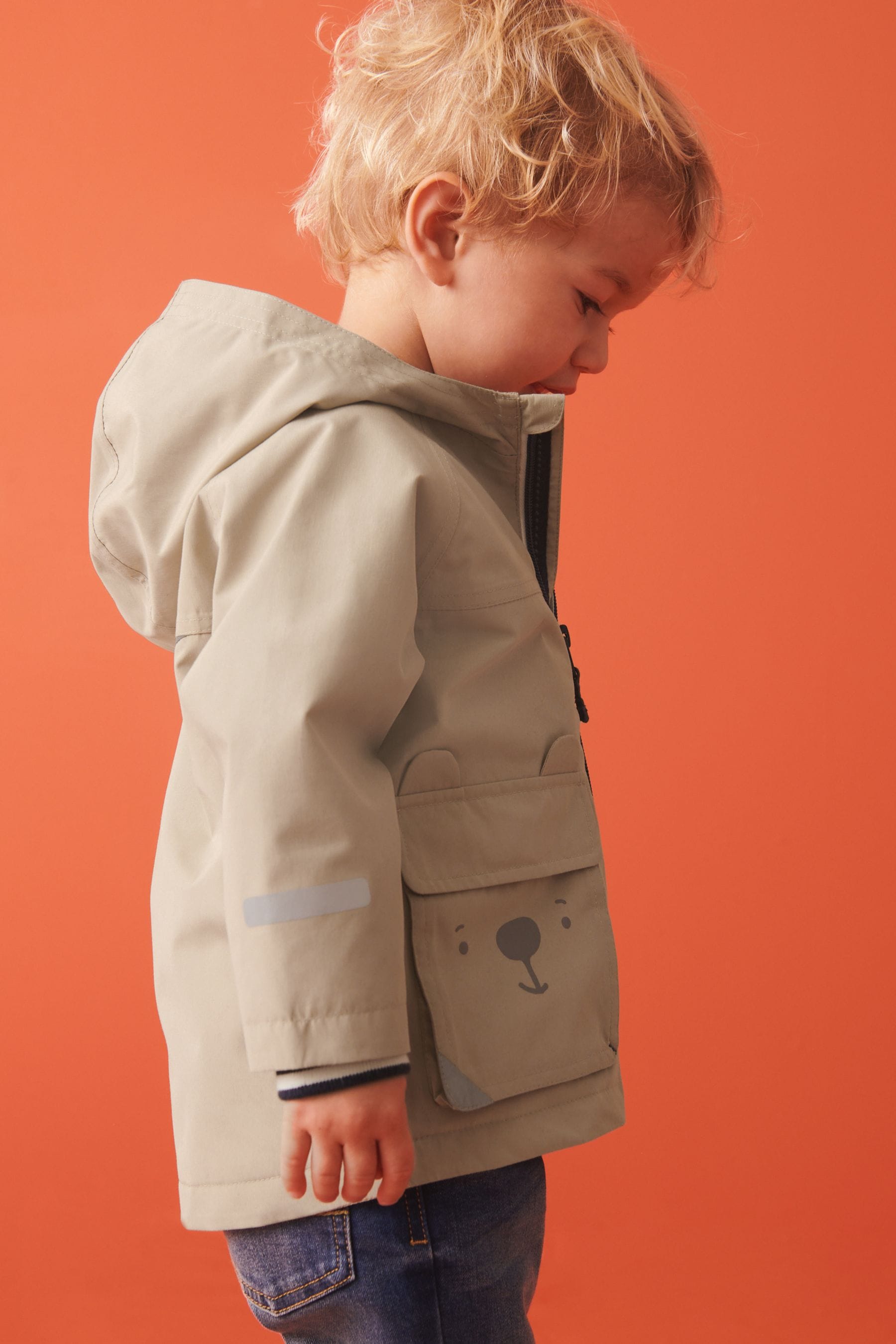 Stone Neutral Waterproof Coat (3mths-7yrs)