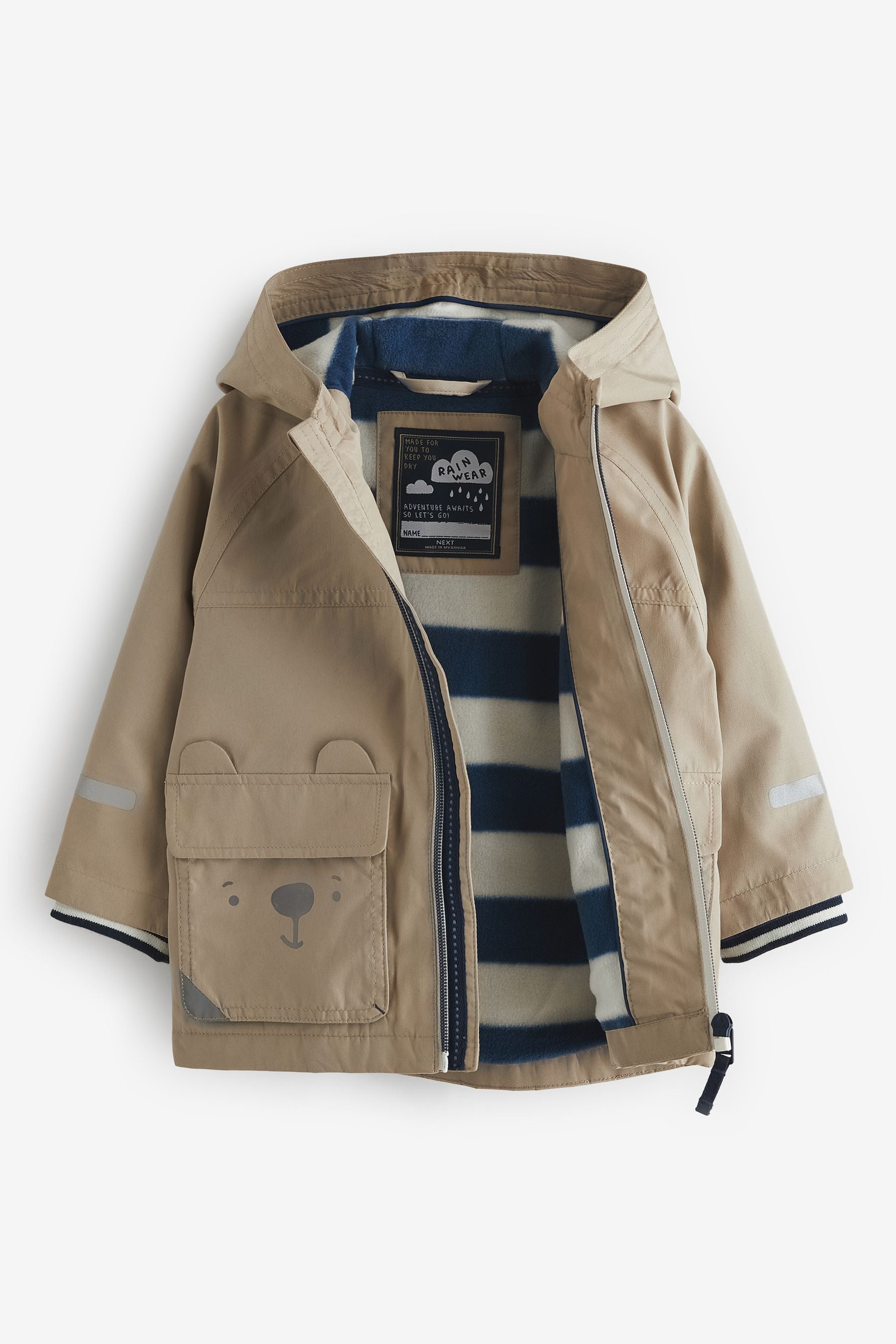 Stone Neutral Waterproof Coat (3mths-7yrs)