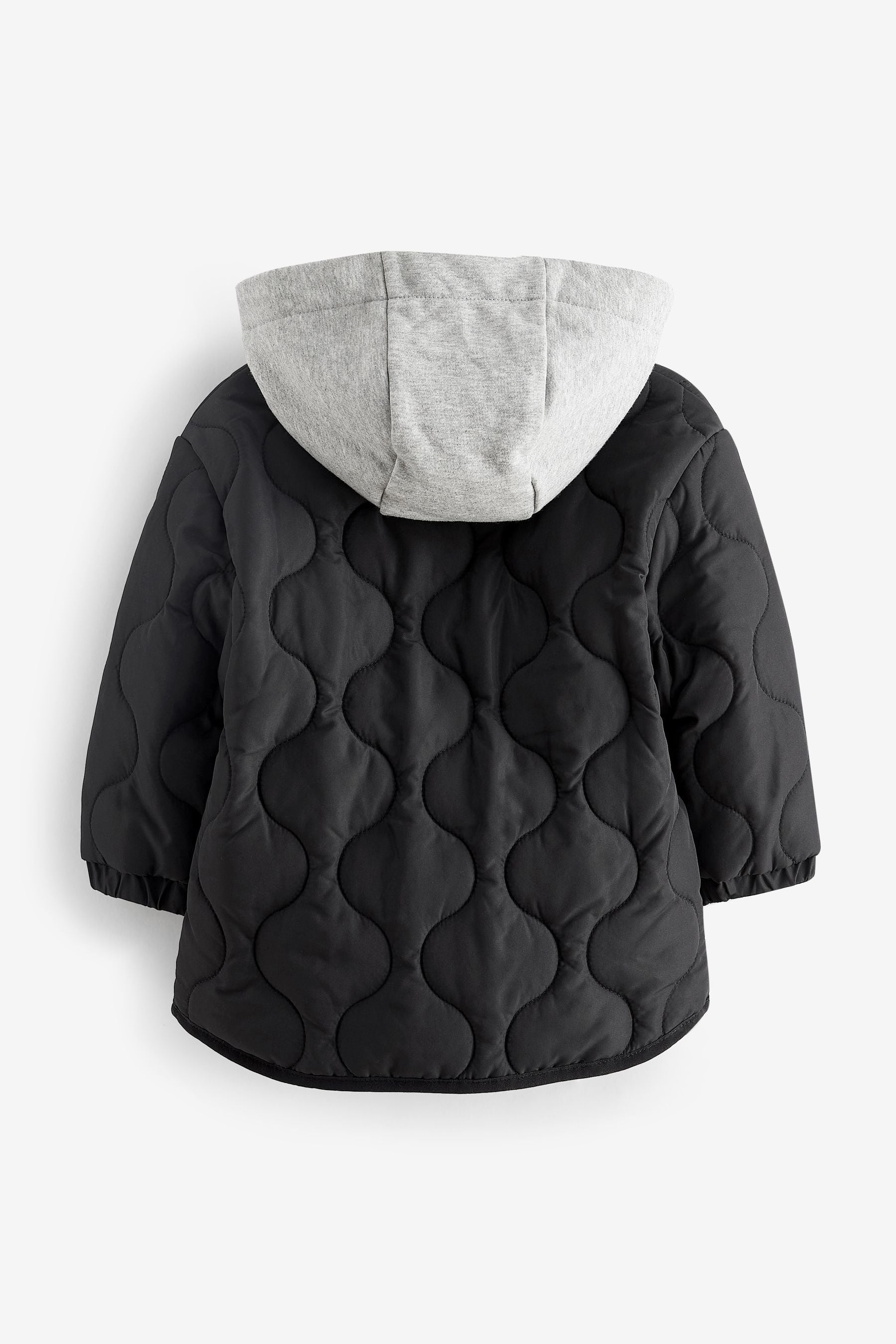 Black Quilted Jacket (3mths-7yrs)