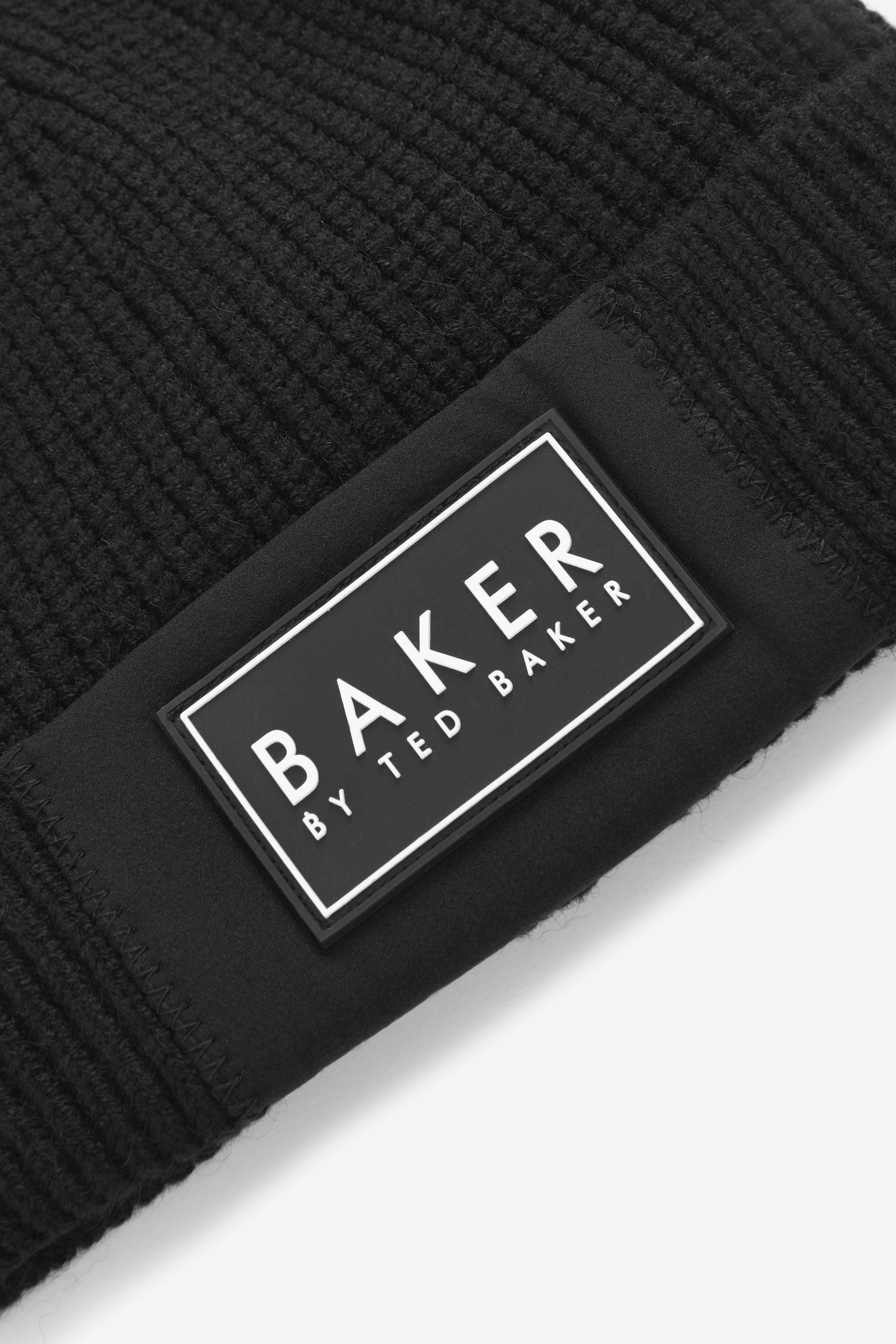 Black Baker by Ted Baker Boys Beanie Hat and Gloves Set