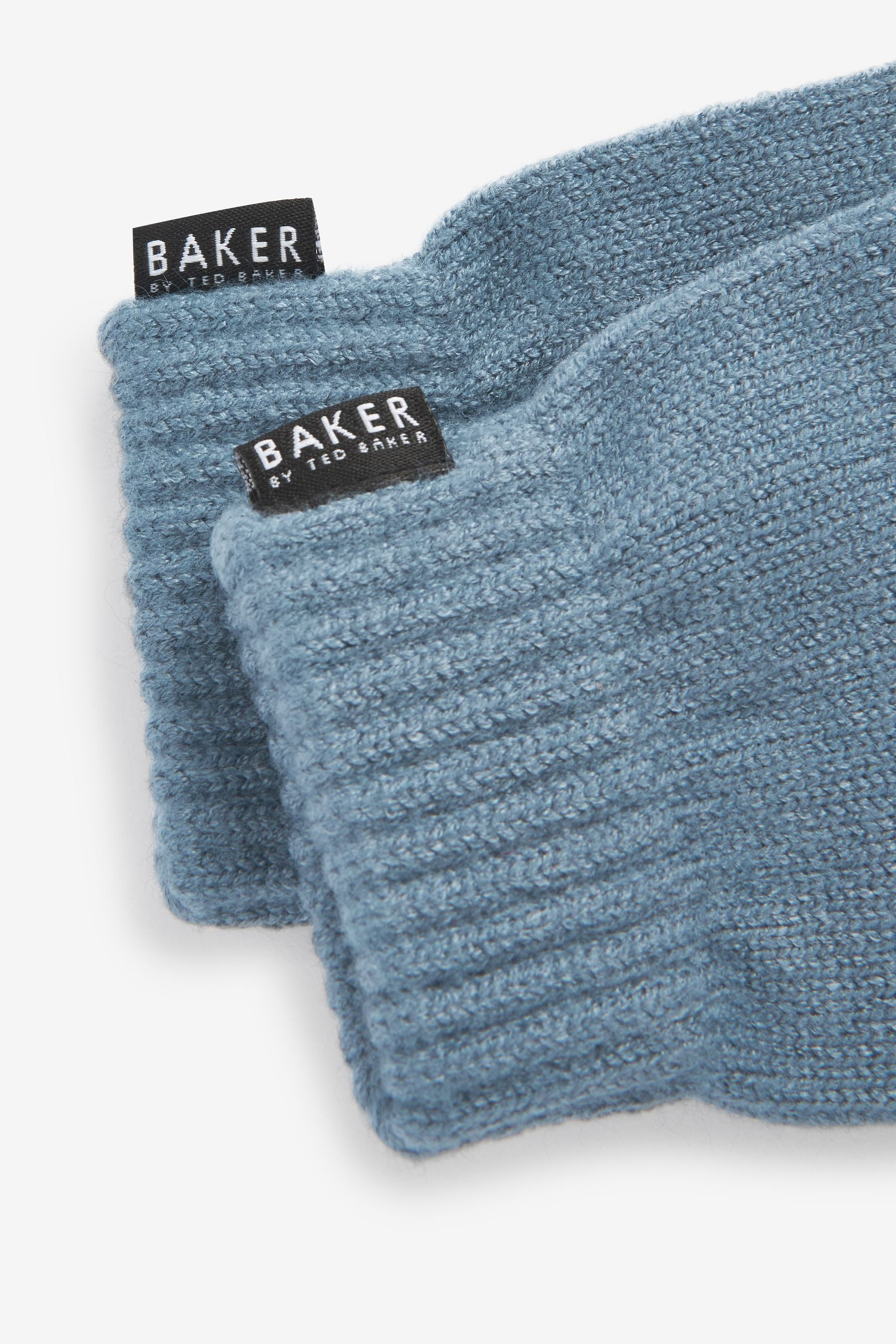 Blue Baker by Ted Baker Boys Beanie Hat and Gloves Set