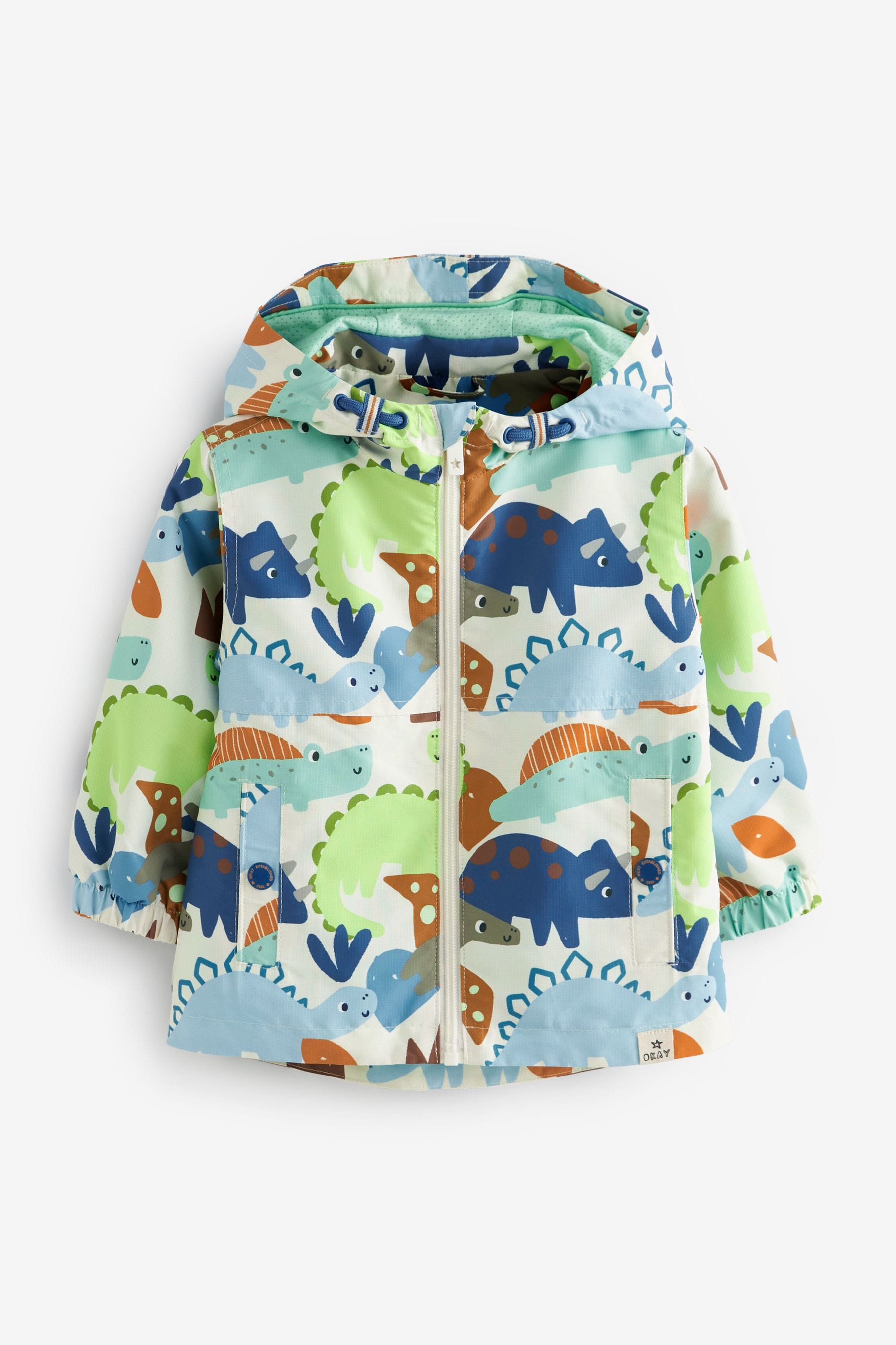 Green/Blue Shower Resistant Jacket (3mths-7yrs)